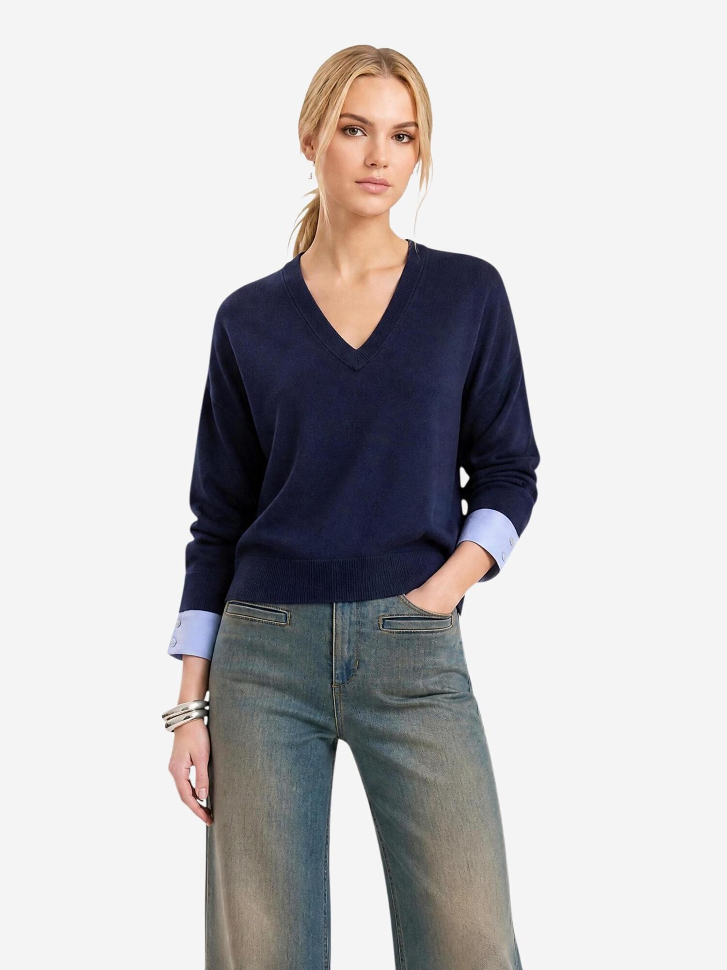 Liu Jo Jersey azul oscuro – imagen 6