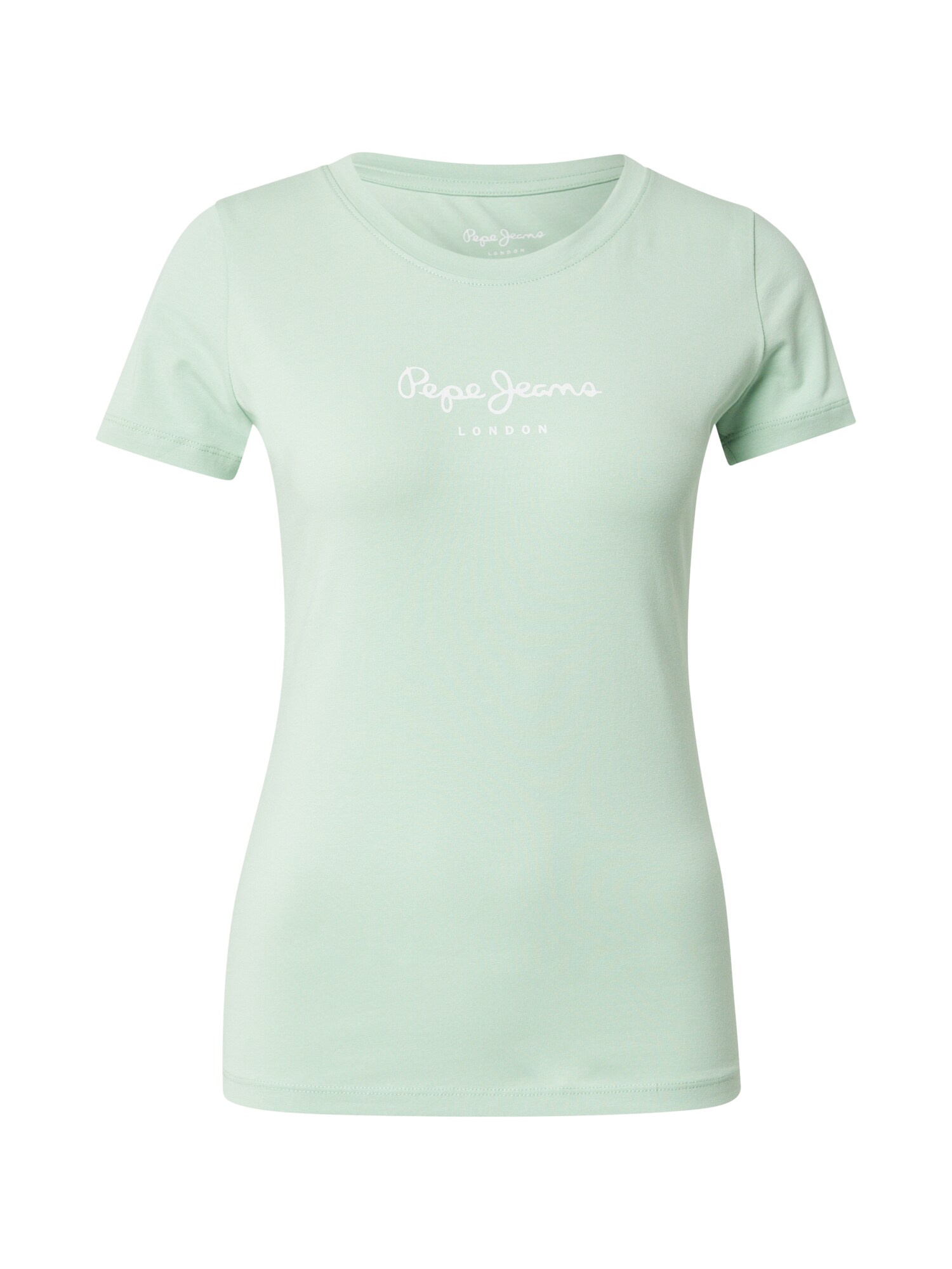 Pepe Jeans Póló 'New Virginia'  menta / fehér akciós termékkép 1