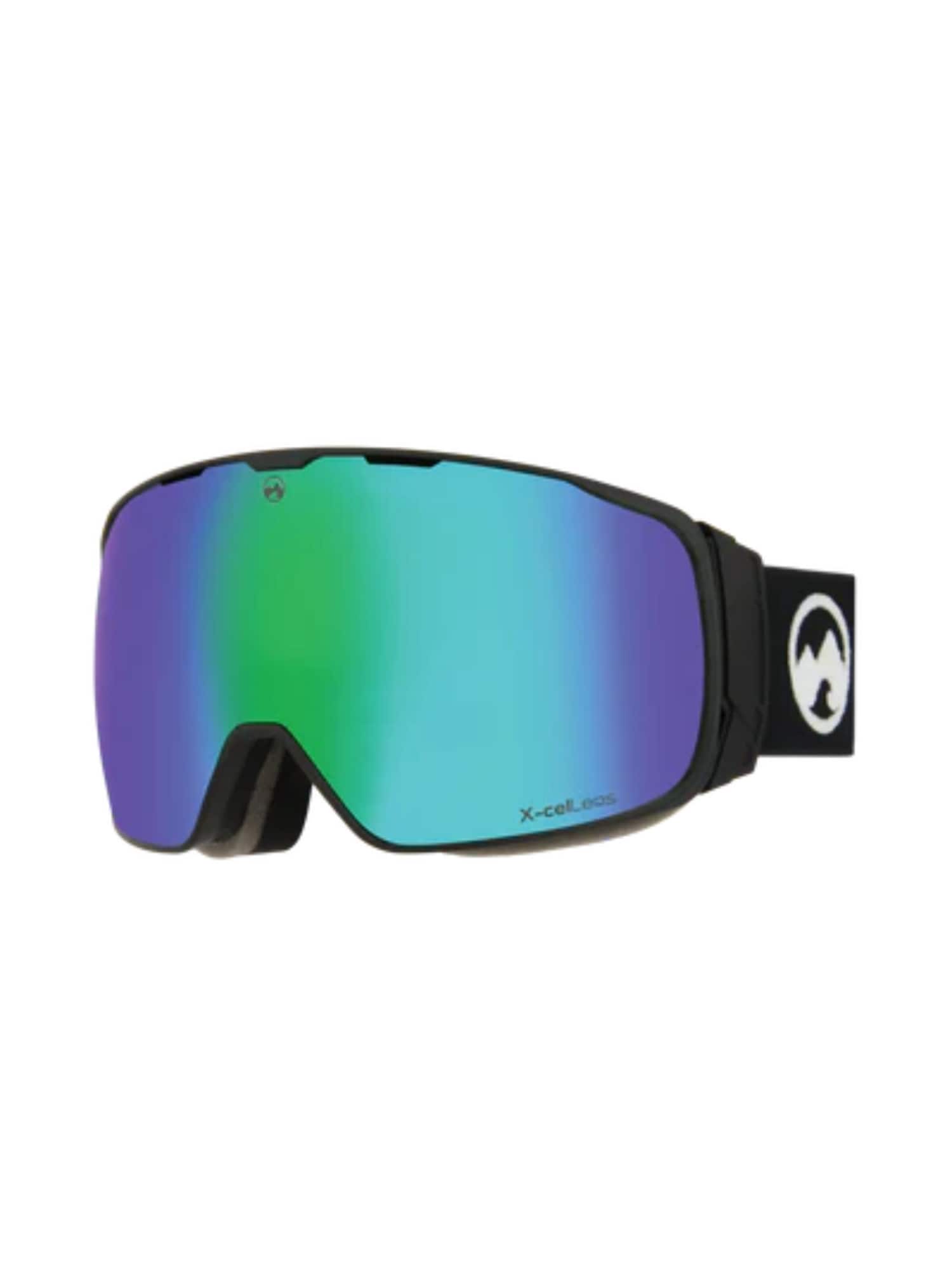 Mowmow Attrezzatura sportiva 'MowMow ICON Ski Goggles - Free Bonus Lens - Magnetic - ECO: Bioresin Frame & Recycled - UV400 - Unisex'  verde