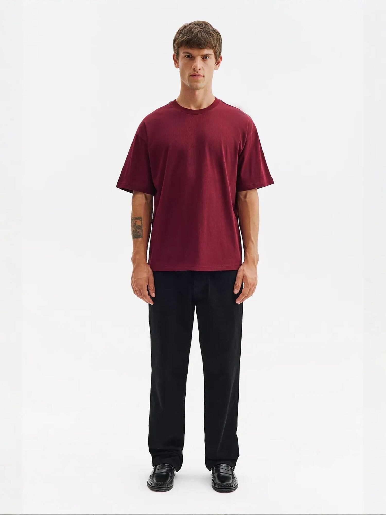 Giesto Majica 'T-Shirts' burgund