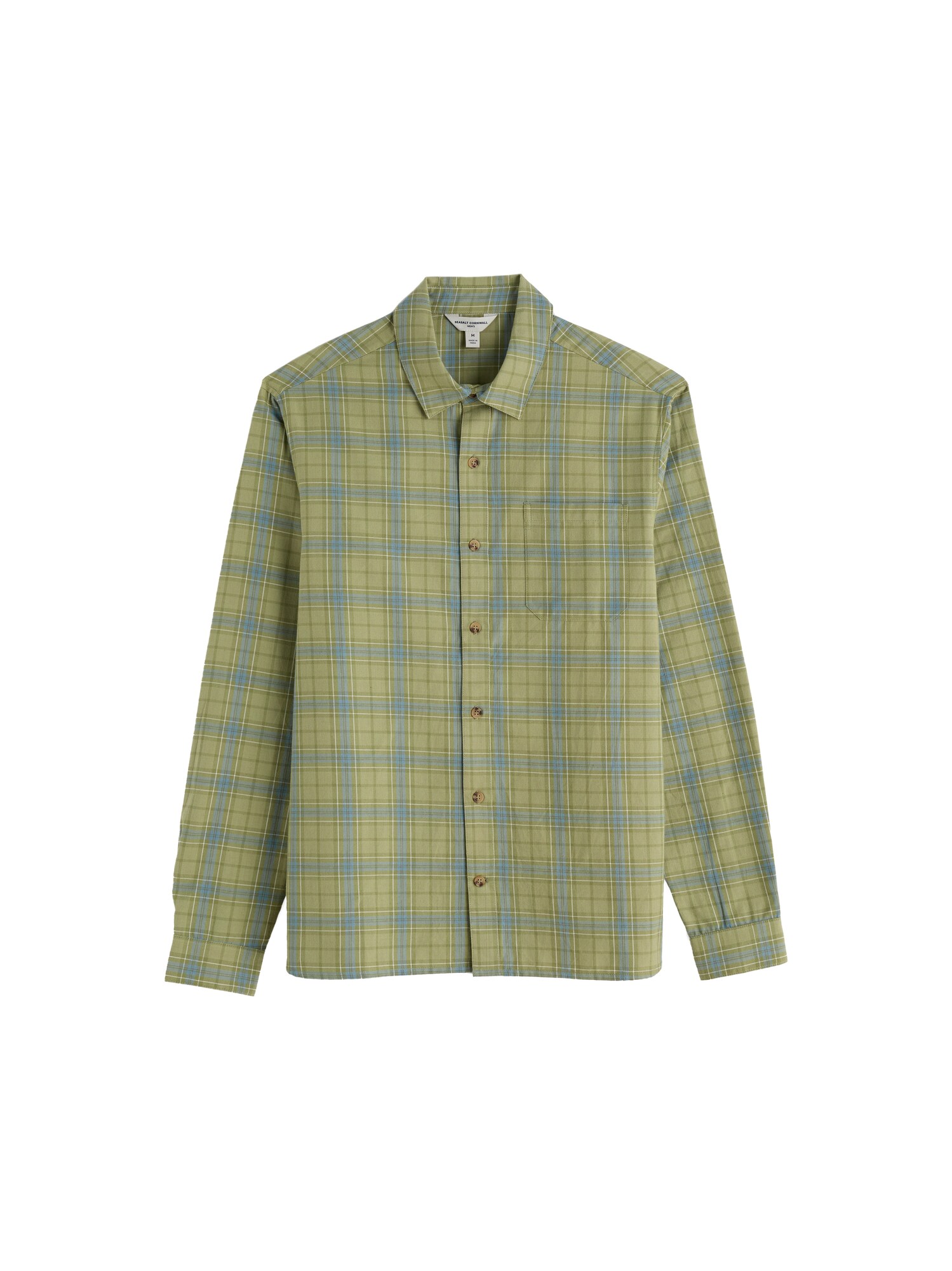 Seasalt Cornwall Camisa  azul claro / verde / verde pastel