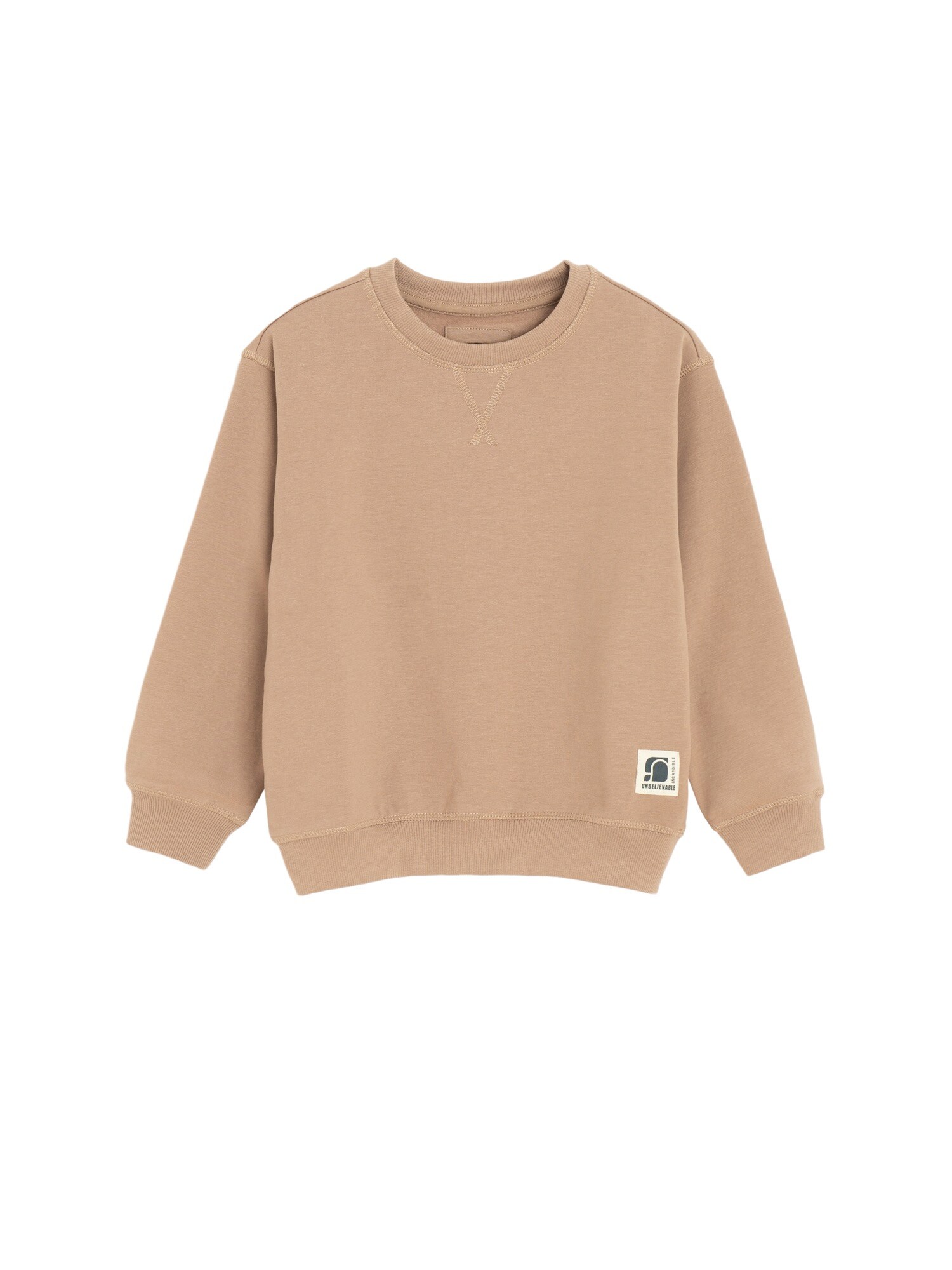 Cool Club Bluză de molton  maro cămilă