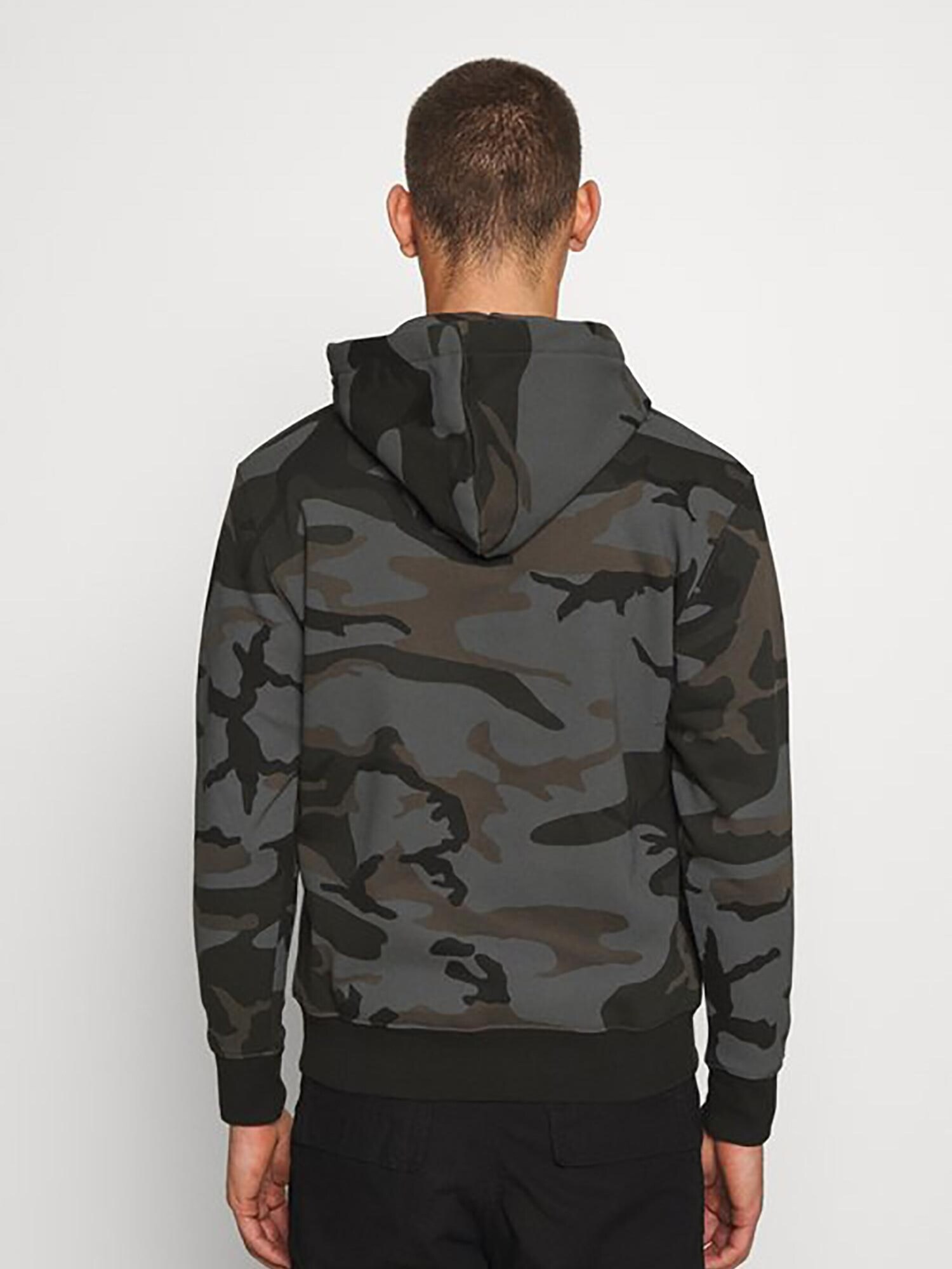 ALPHA INDUSTRIES Sudadera 'Basic Camo' negro – imagen 3