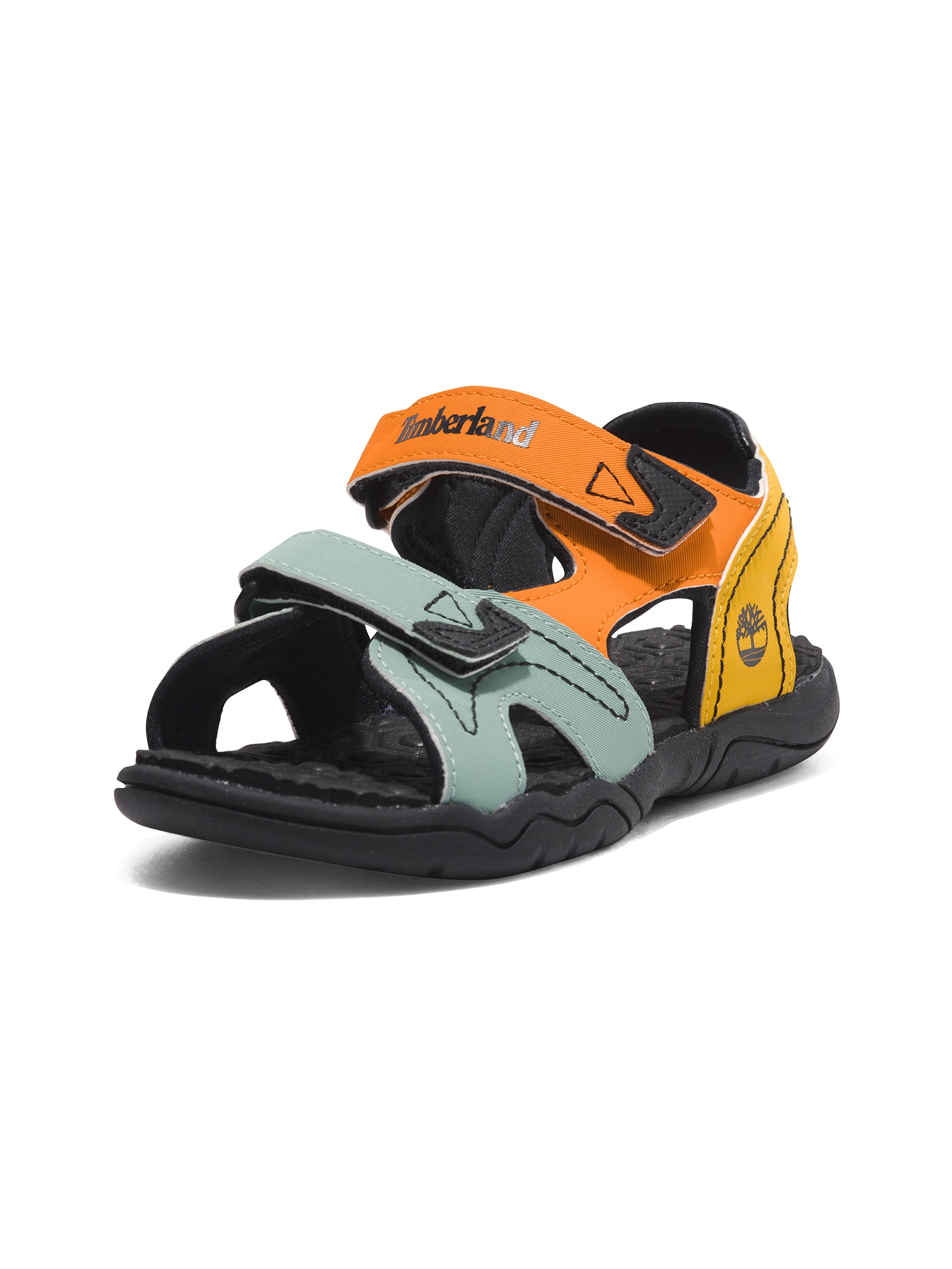TIMBERLAND Pantofi deschiși Adventure  albastru porumbel / galben închis / portocaliu deschis / negru