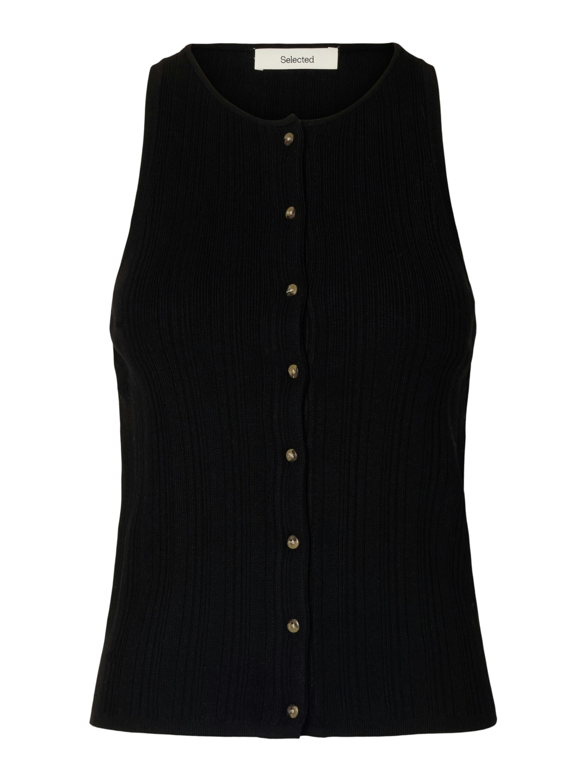 SELECTED FEMME Stickad väst 'SLFTRIXIE' dam