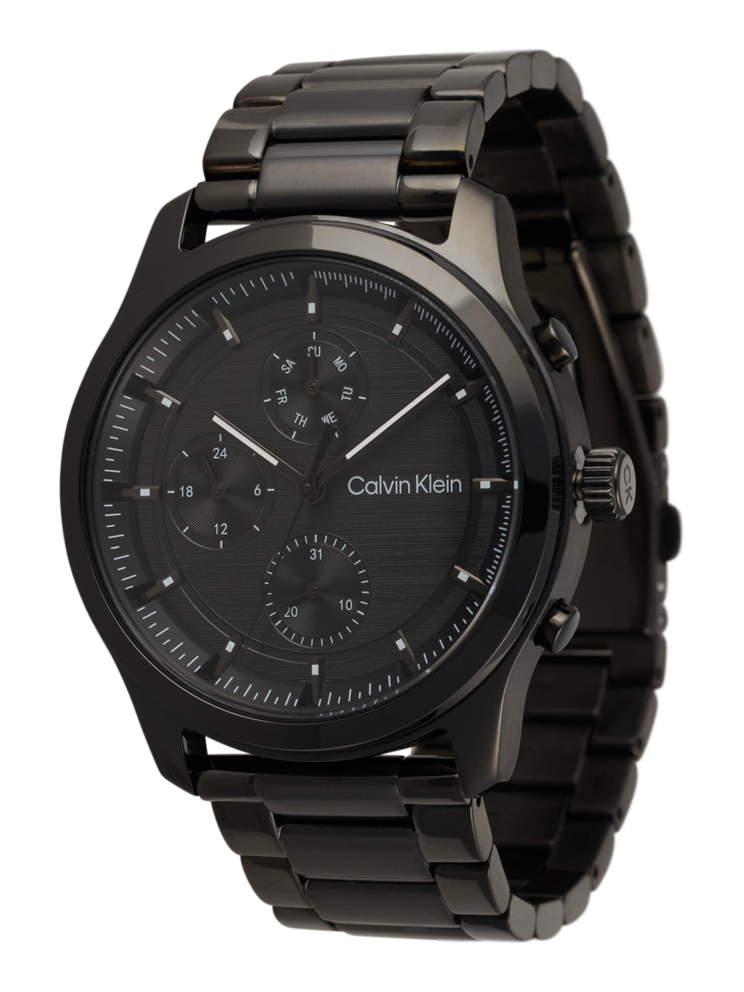 Calvin Klein Analoginis (įprasto dizaino) laikrodis juoda / balta