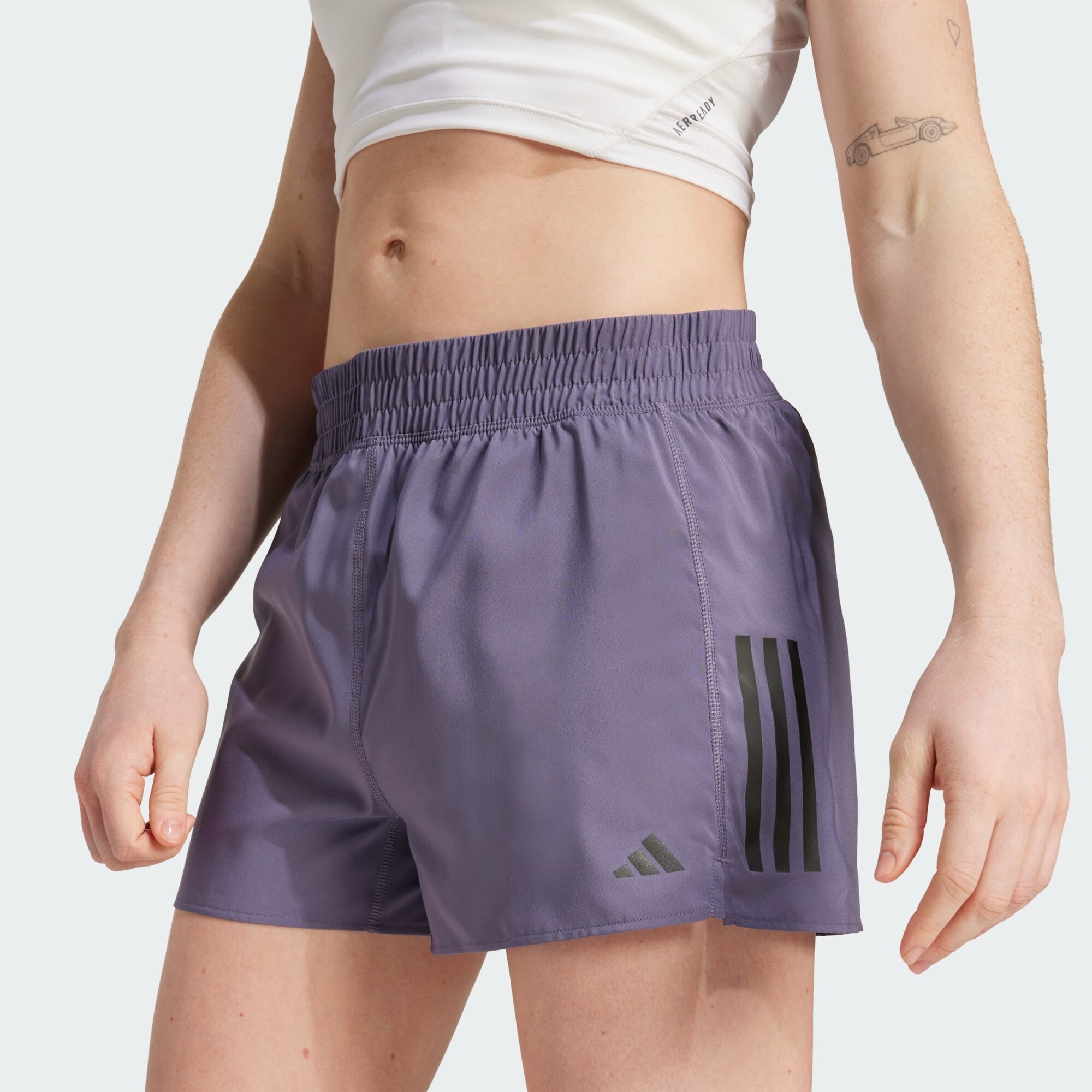 ADIDAS PERFORMANCE Športové nohavice 'Own The Run' tmavofialová / čierna (obrázok 5)