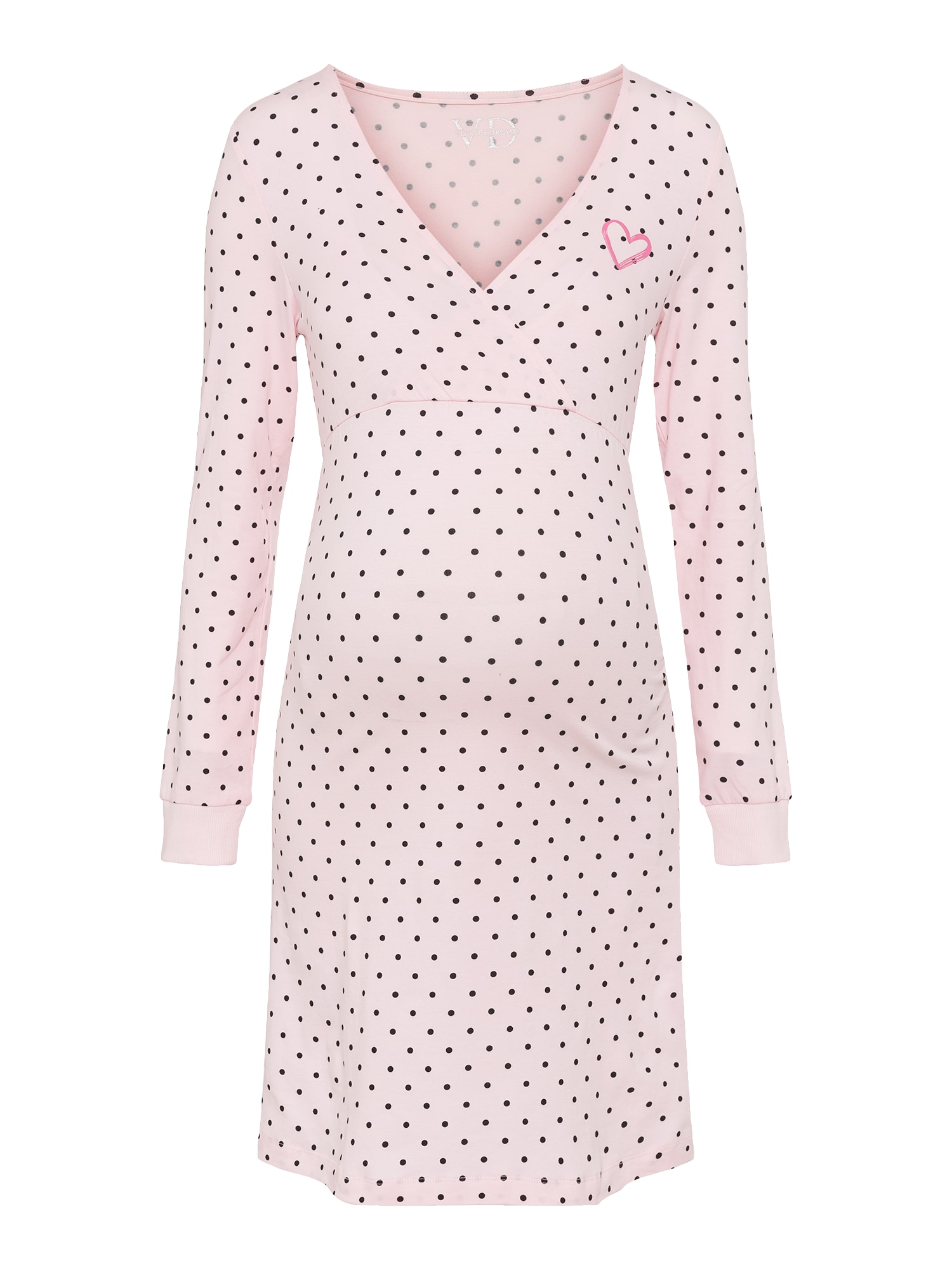 VIVANCE Cămăşi de noapte Dreams  roz / roz deschis / negru