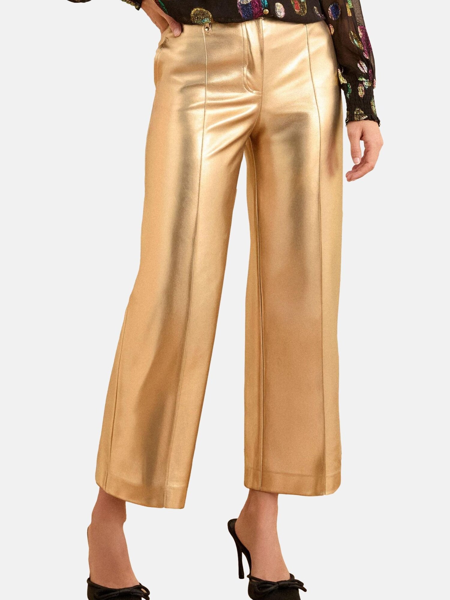 love & roses Pantaloni  auriu
