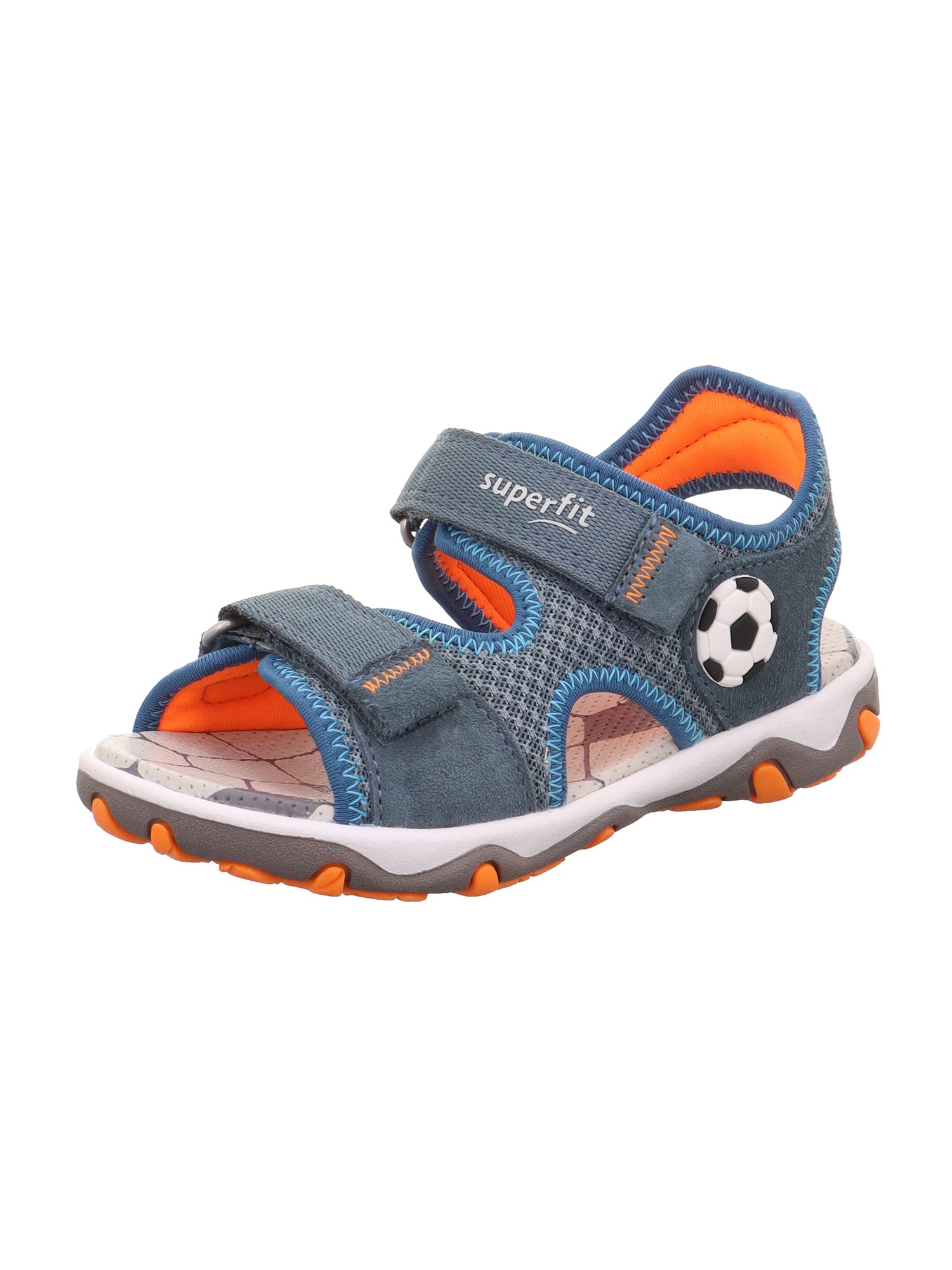 SUPERFIT Otvorená obuv 'MIKE 3.0'  tmavomodrá / čierna / biela