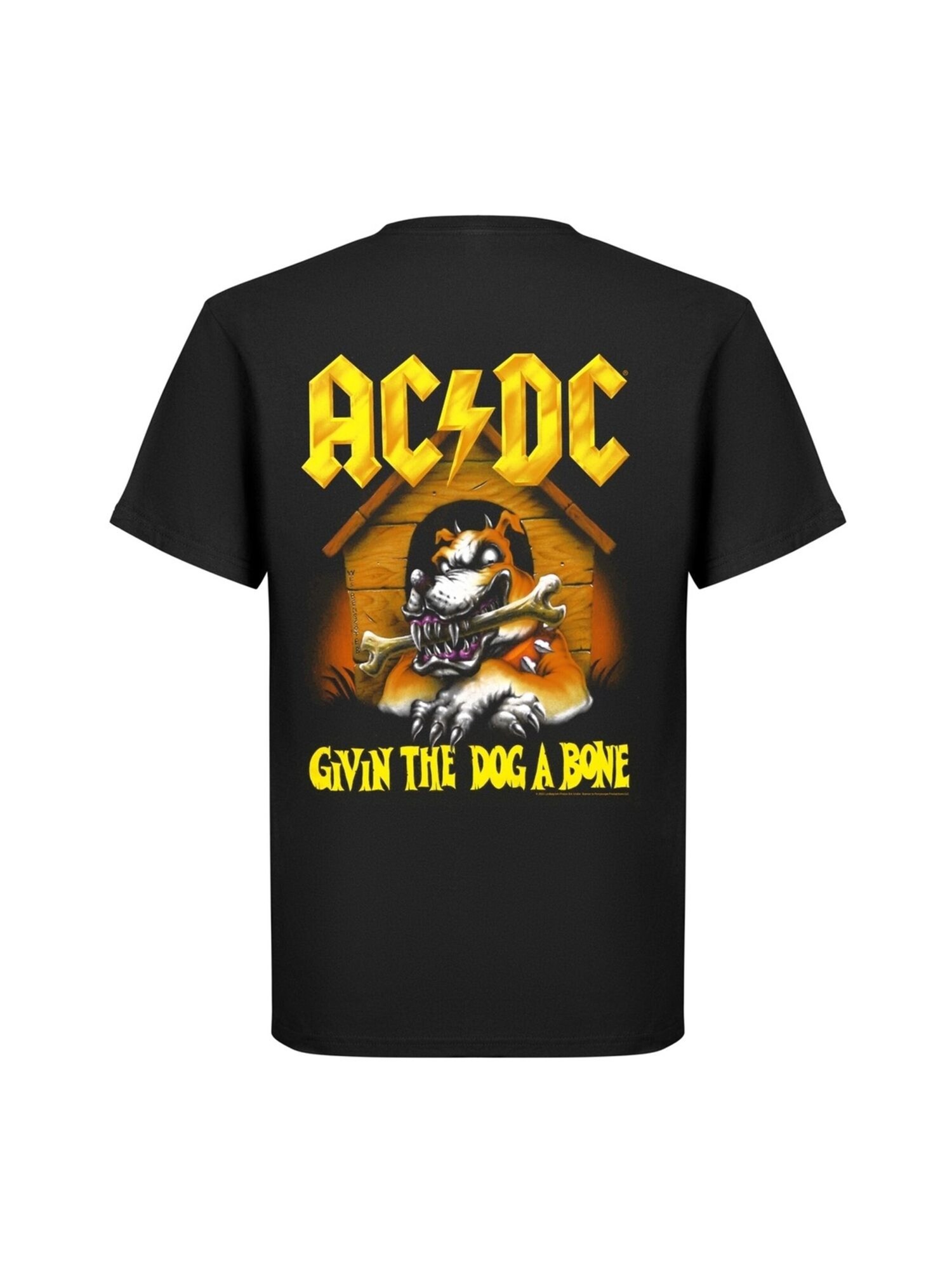 AC/DC Camiseta 'Ac/dc Giving the Dog a Bone T-Shirt' negro – imagen 2