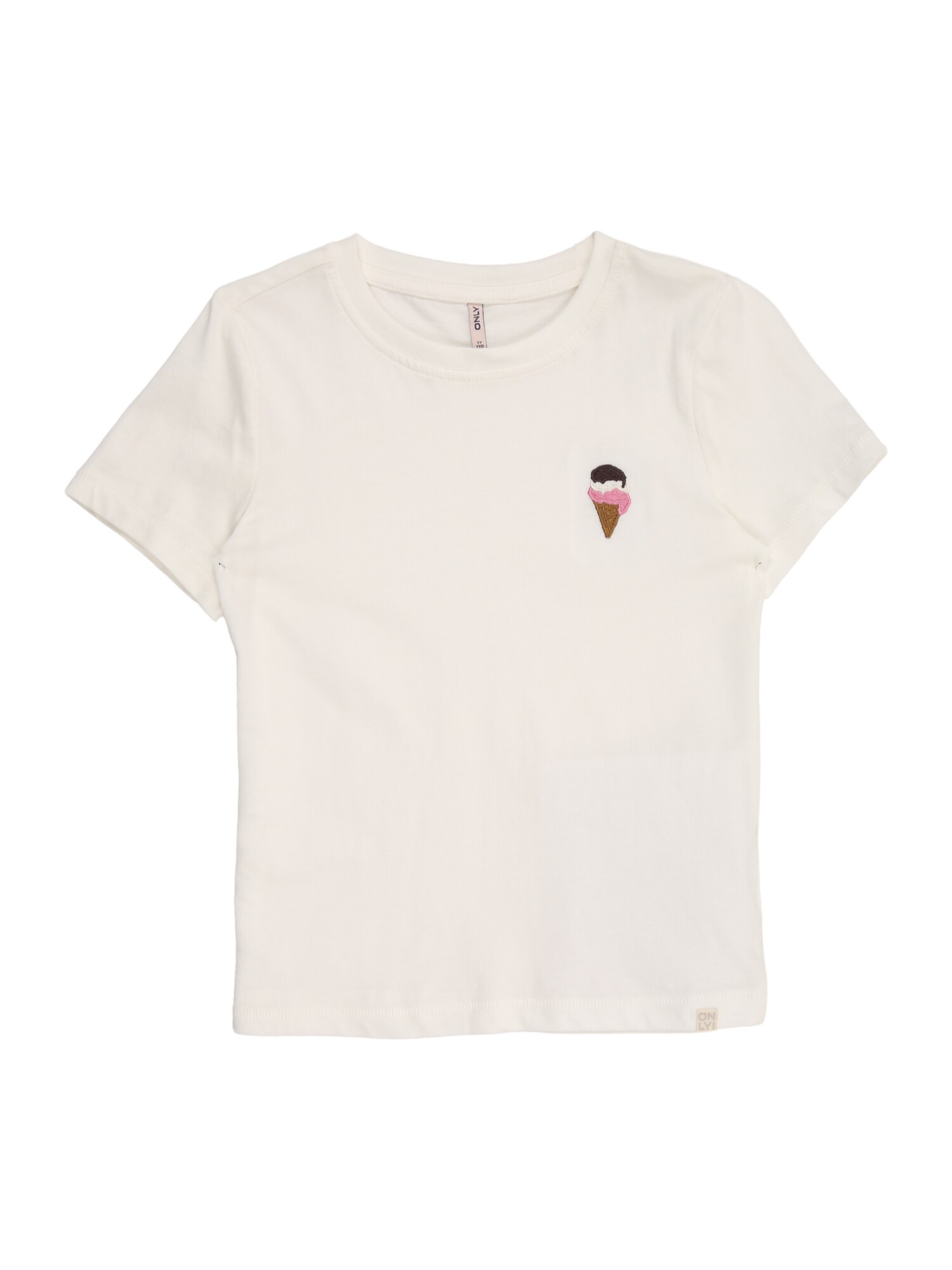 ONLY GIRLS Tricou 'KMGVEGA'  alb murdar