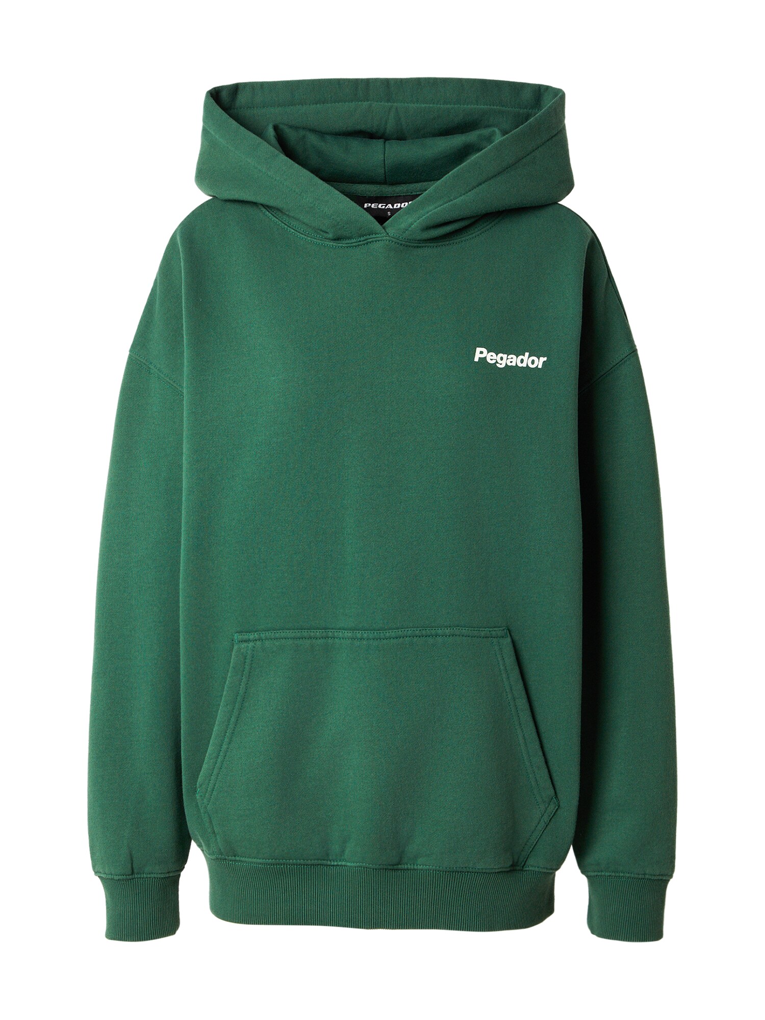 Pegador Bluză de molton  verde pin / alb