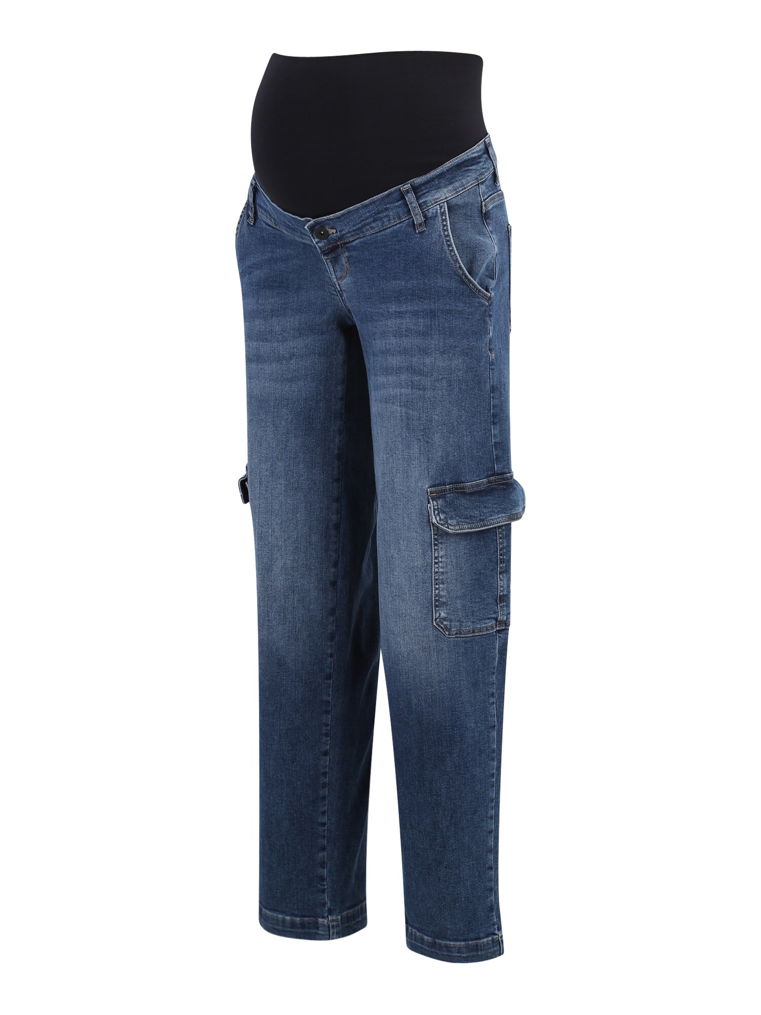 LOVE2WAIT Rifľové kapsáče modrá denim