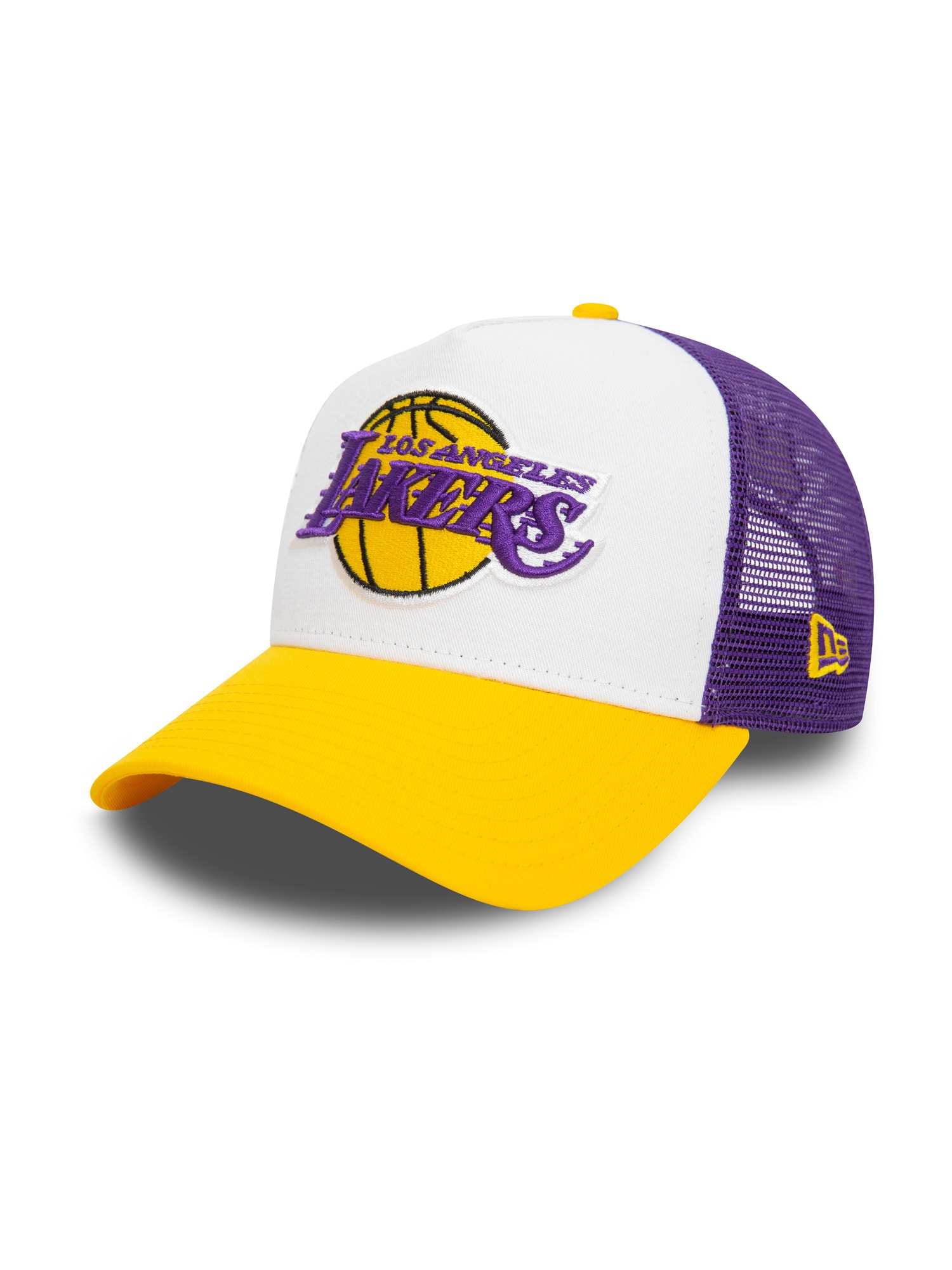 NEW ERA Čiapka 'Los Angeles Lakers'  žltá / fialová / biela