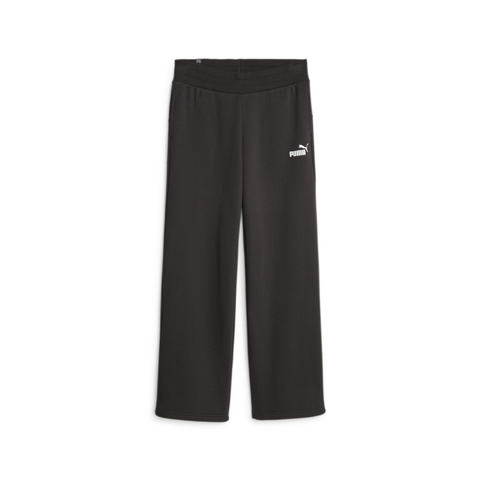 PUMA Pantaloni sport ESS+  negru / alb