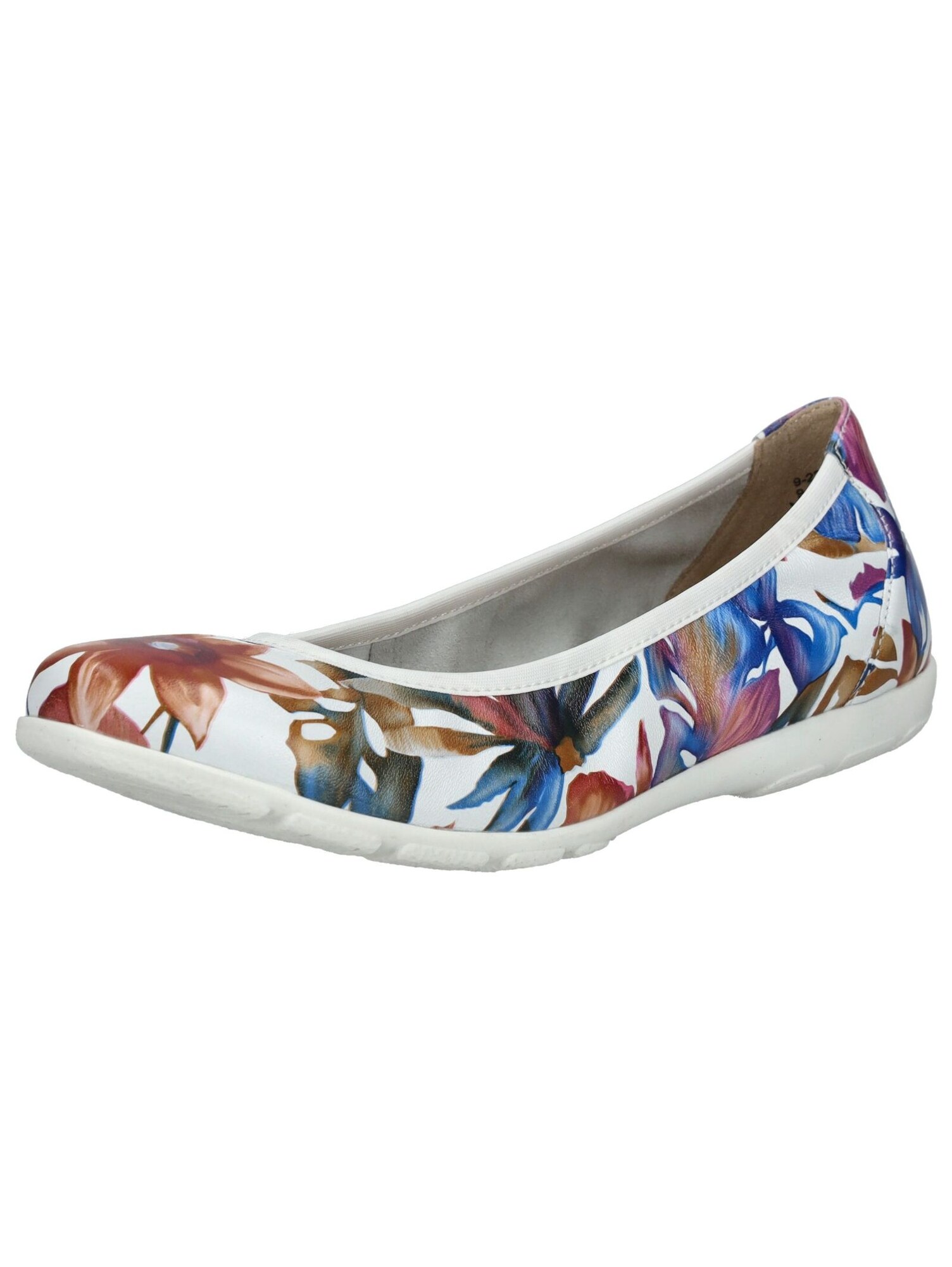 Caprice Ballerina Royal Blue/koningsblauw / Roestrood / Roodviolet / Wit