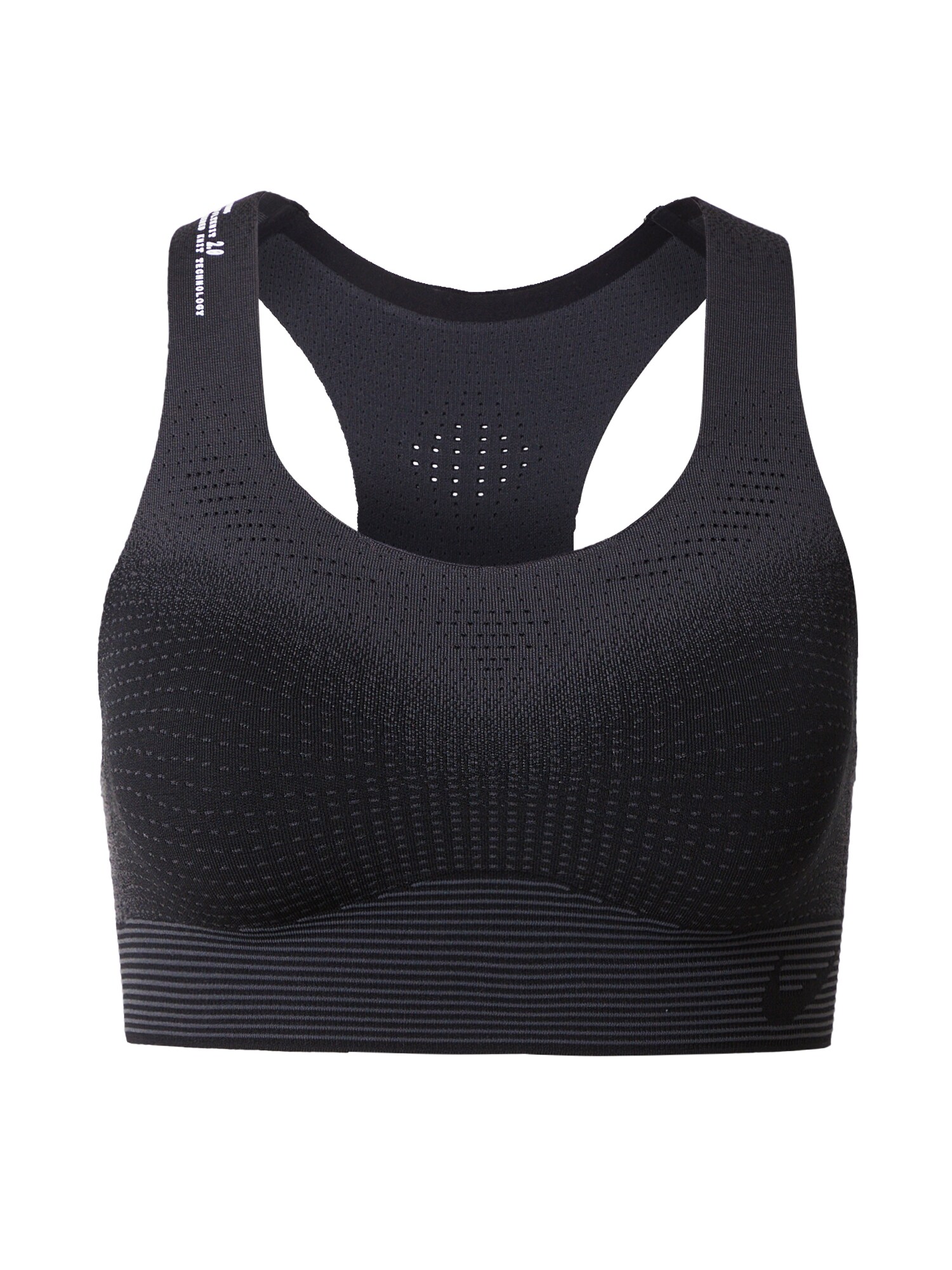 NIKE Športová podprsenka 'SWSH' čierna / biela