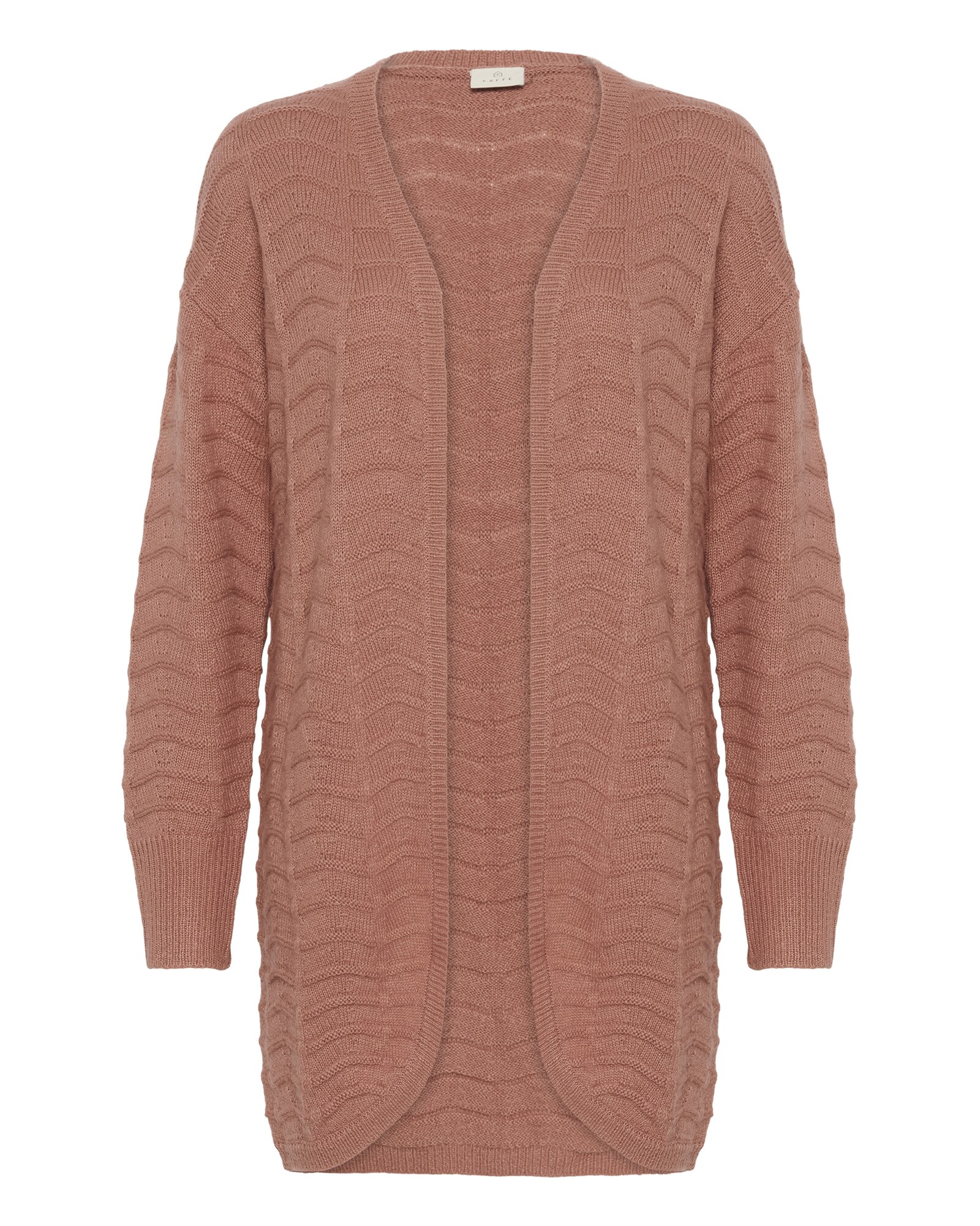 Kaffe Geacă tricotată KAemria  roz pal