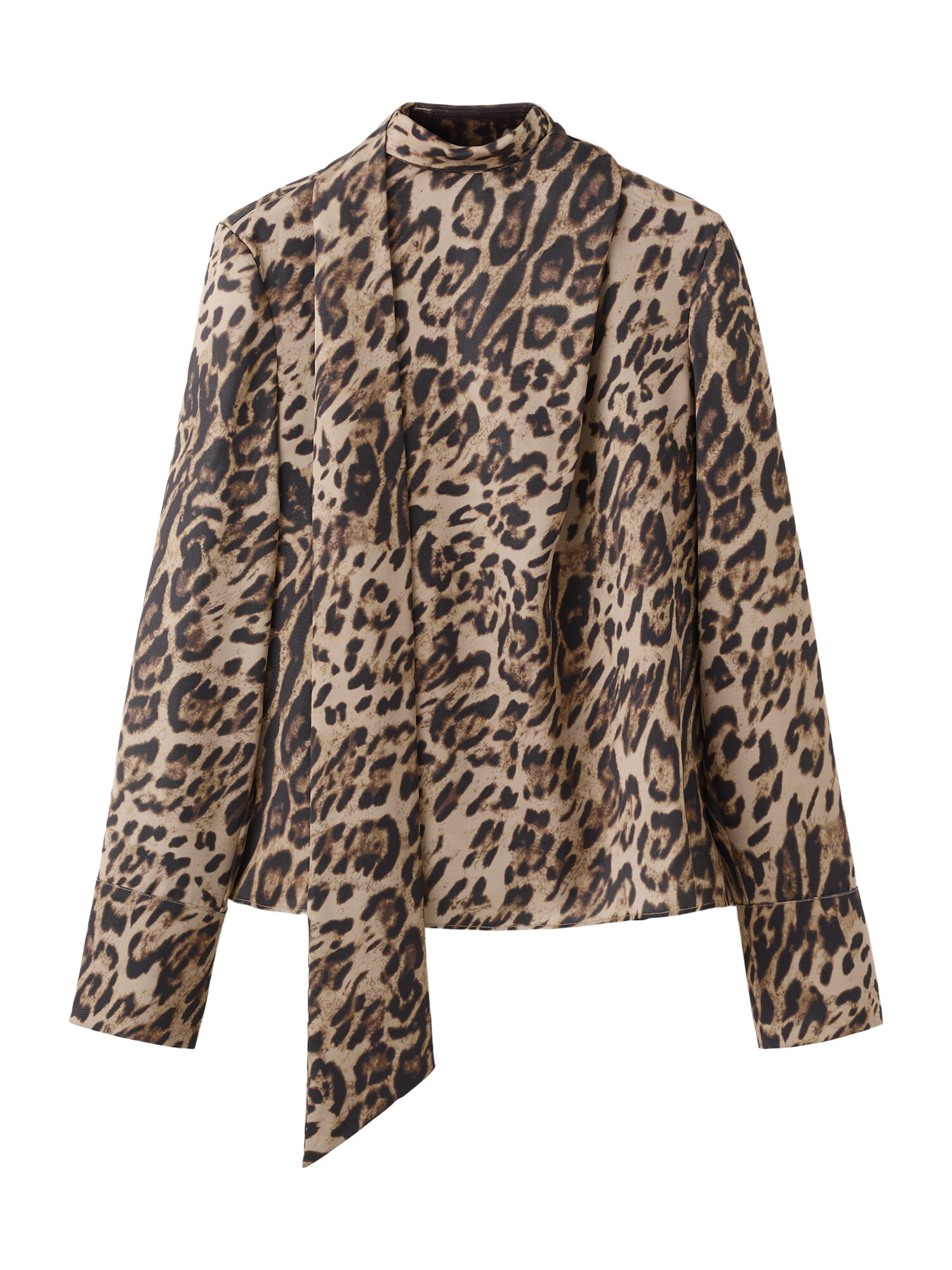 MANGO Bluză MILA  nisipiu / maro închis / negru