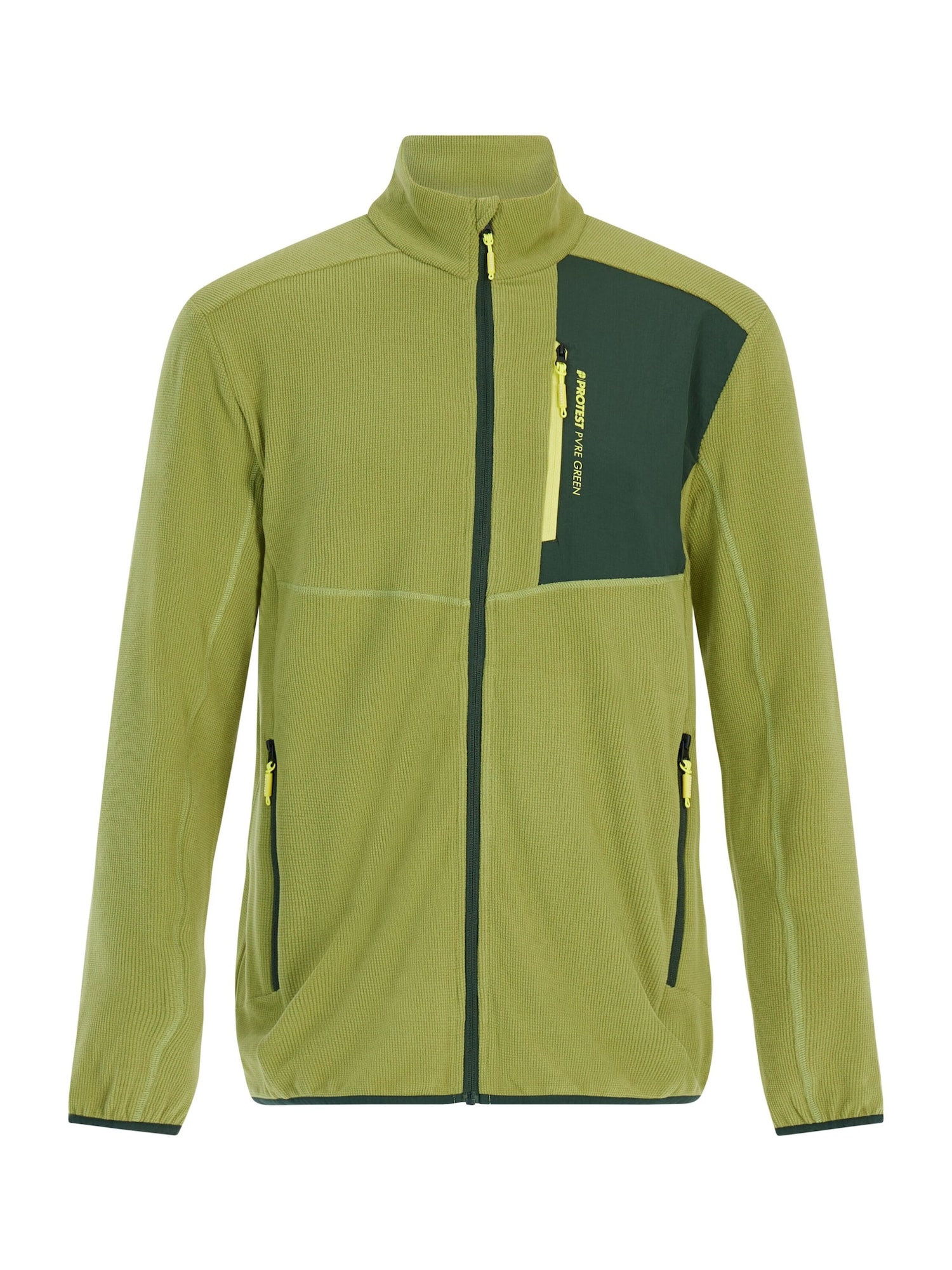 Protest Fleece Jas 'PRTPallas' Groen