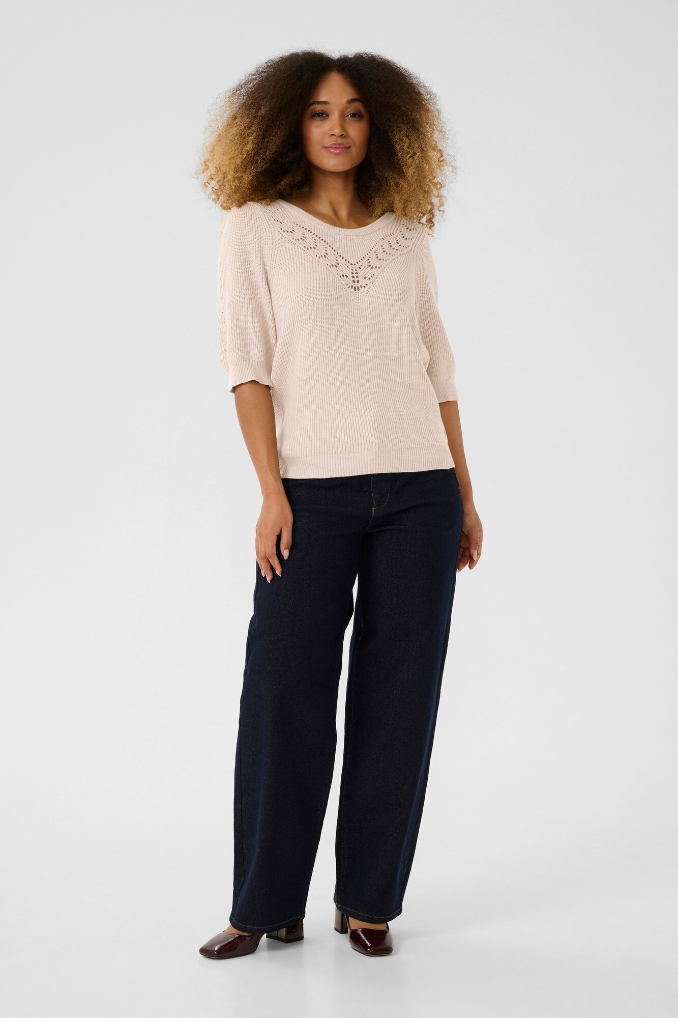 Thumbnail - Cream Pullover CRDela