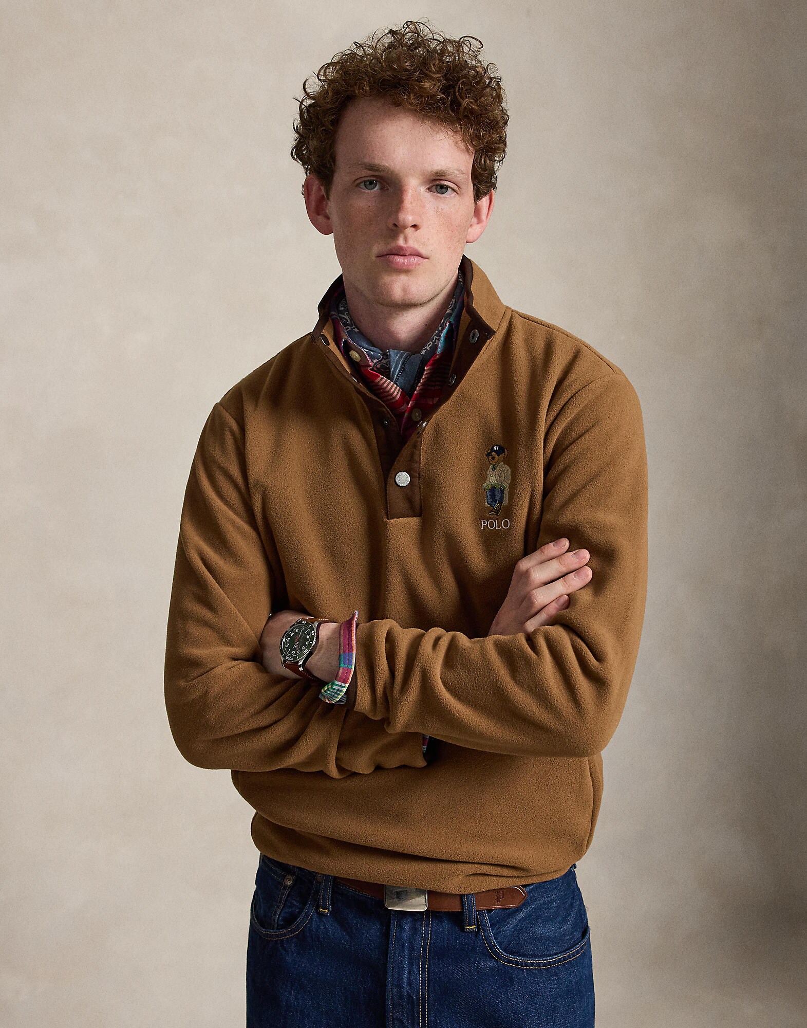 Polo Ralph Lauren Jersey  chocolate / pueblo – imagen 3