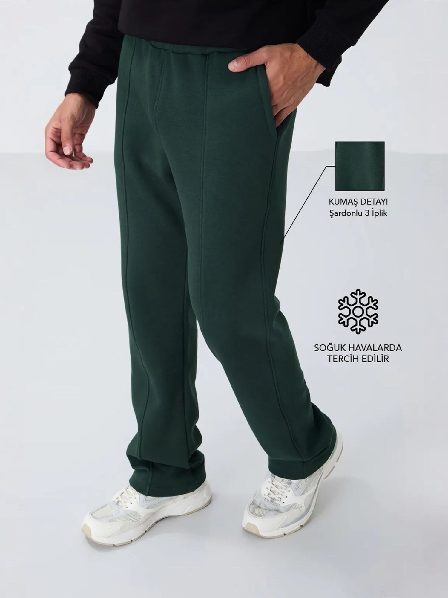 Tommy Life Sportske hlače 'Jogginghose' tamno zelena