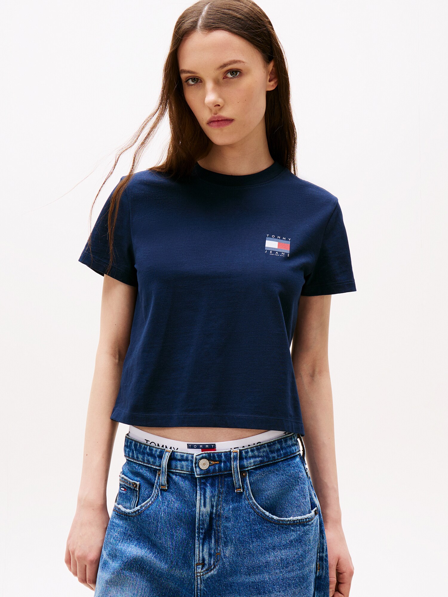 Tommy Jeans Póló  sötétkék / piros / fehér termék 2. képe