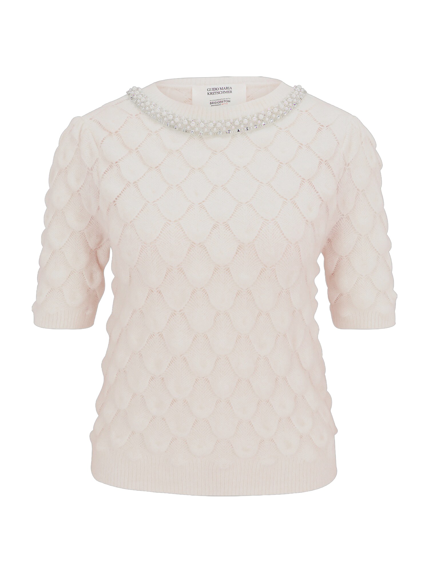 GUIDO MARIA KRETSCHMER FOR BRIDGERTON Sveter 'Francesca'  prírodná biela