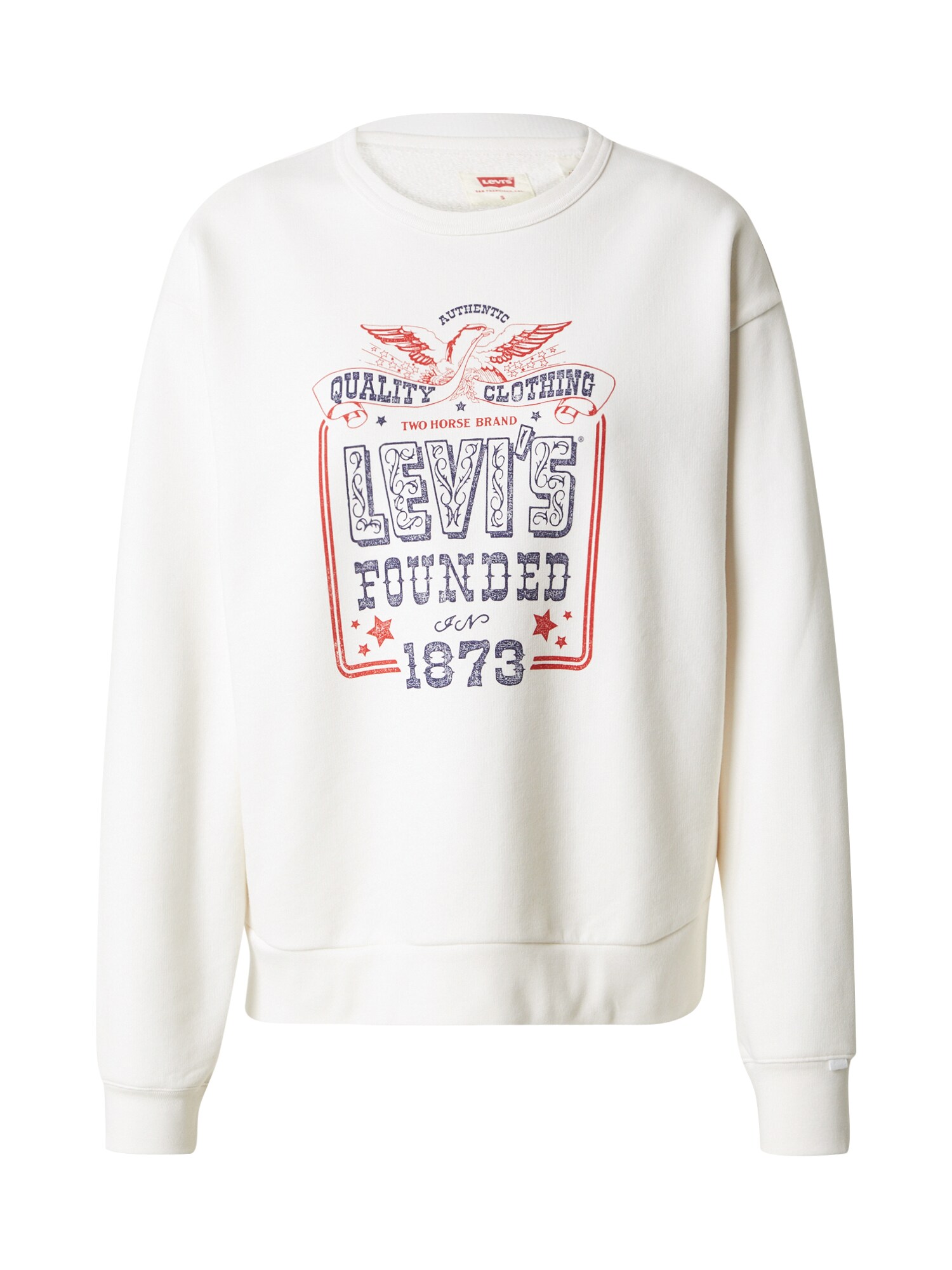 LEVI'S ® Mikina 'Heritage' tmavofialová / brusnicová / biela