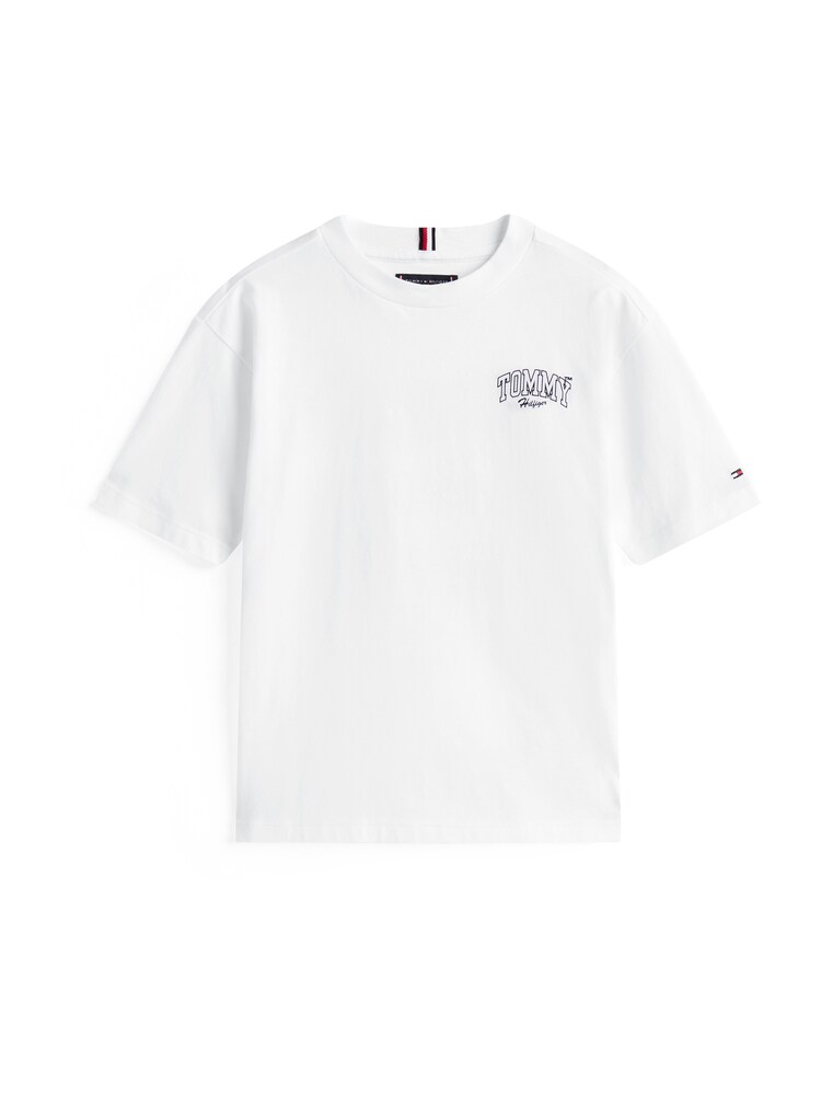 TOMMY HILFIGER T-Shirt 'VARSITY' Jungen Größe 140 schwarz / weiß