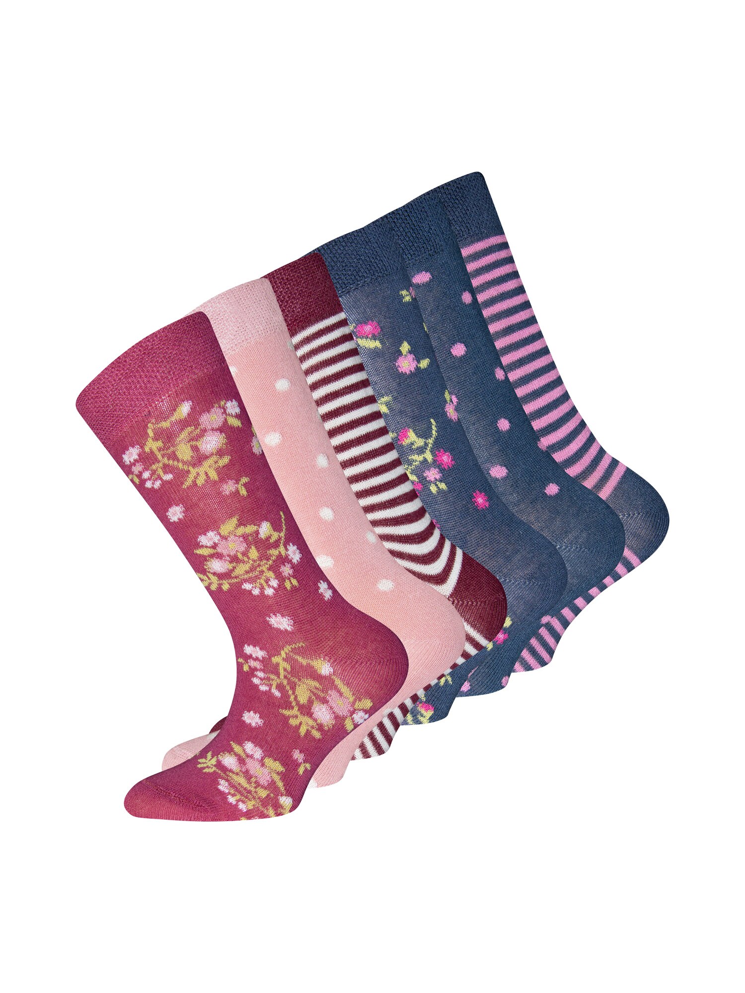 EWERS Șosete  albastru / mov zmeură / roz / roşu închis