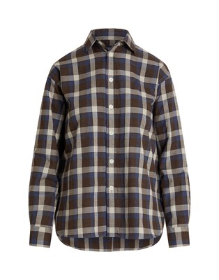 Polo Ralph Lauren Blusa  navy / marrón oscuro / blanco