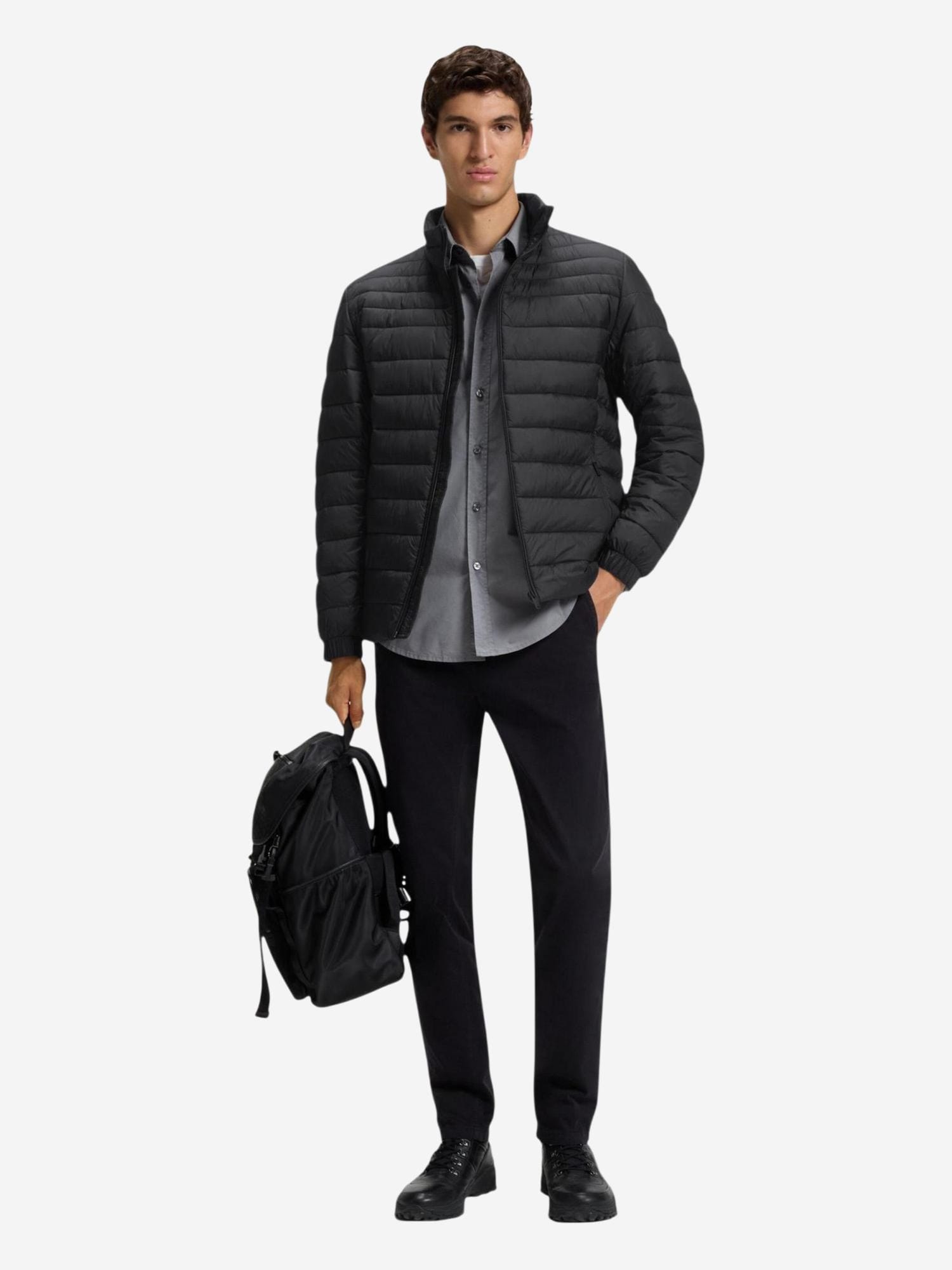 BOSS Abrigo de invierno 'Oden2 50549252'  negro – imagen 4