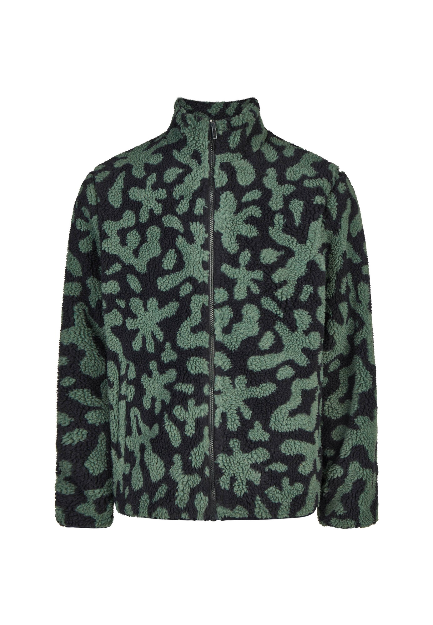Cleptomanicx Jachetă  fleece Oh Shit albastru închis / verde mentă