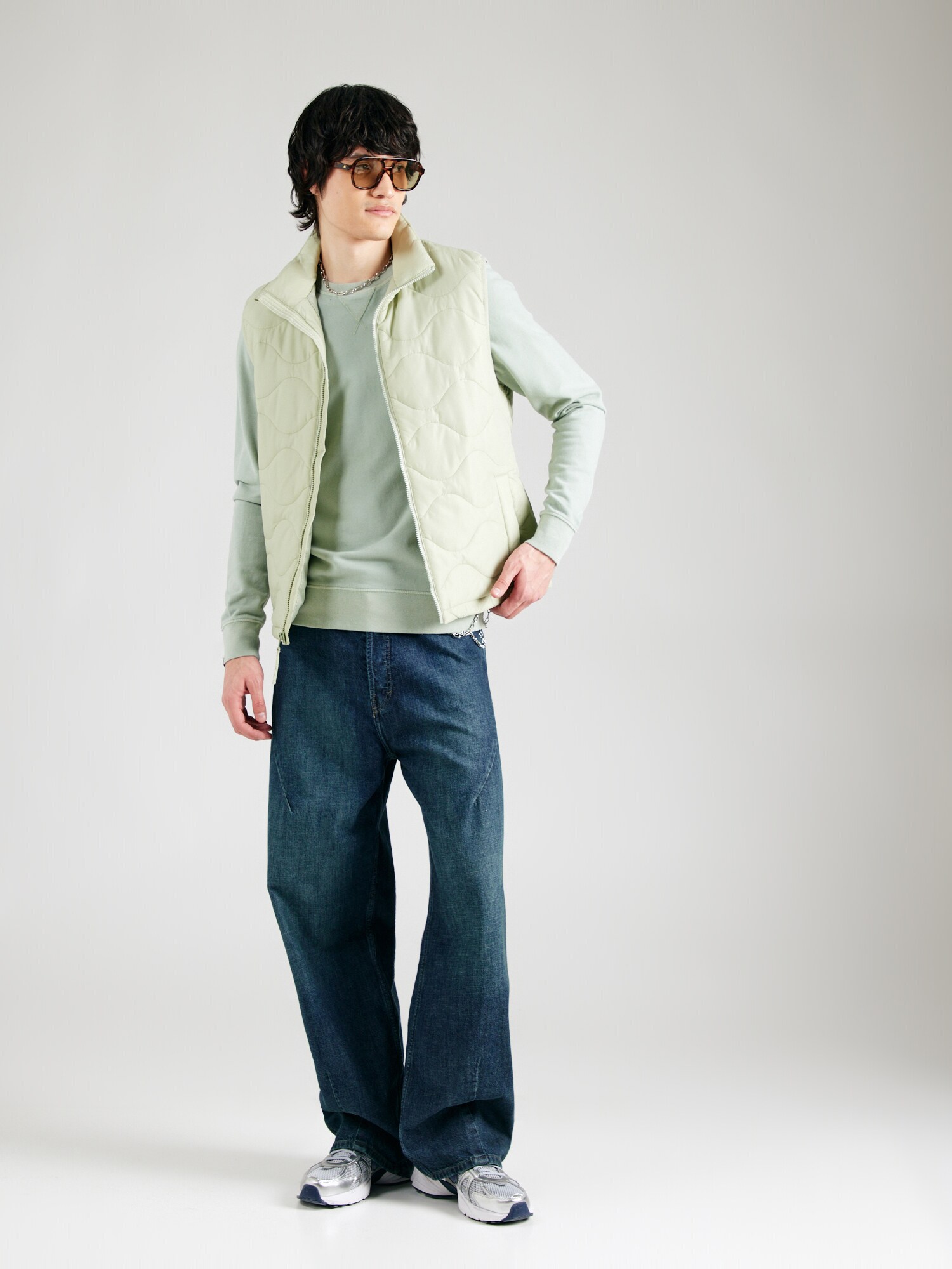Superdry & Co Mikina 'Essential' pastelovo zelená (obrázok 4)