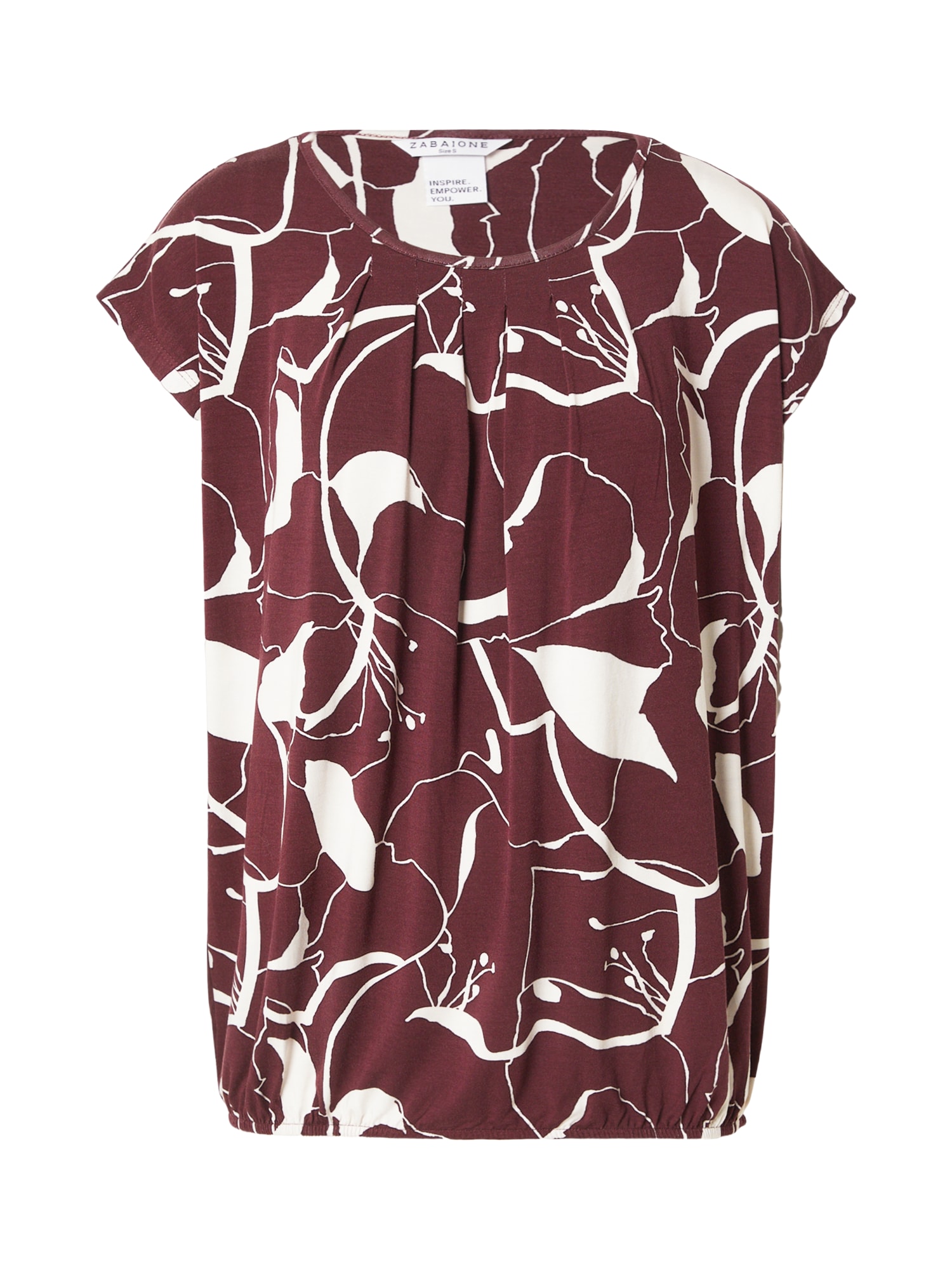 ZABAIONE Tricou Mi44nou roșu vin / alb