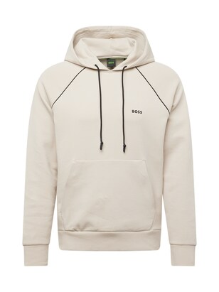 Boss Sweatshirt ‘Soody 1’ Lichtbeige / Zwart