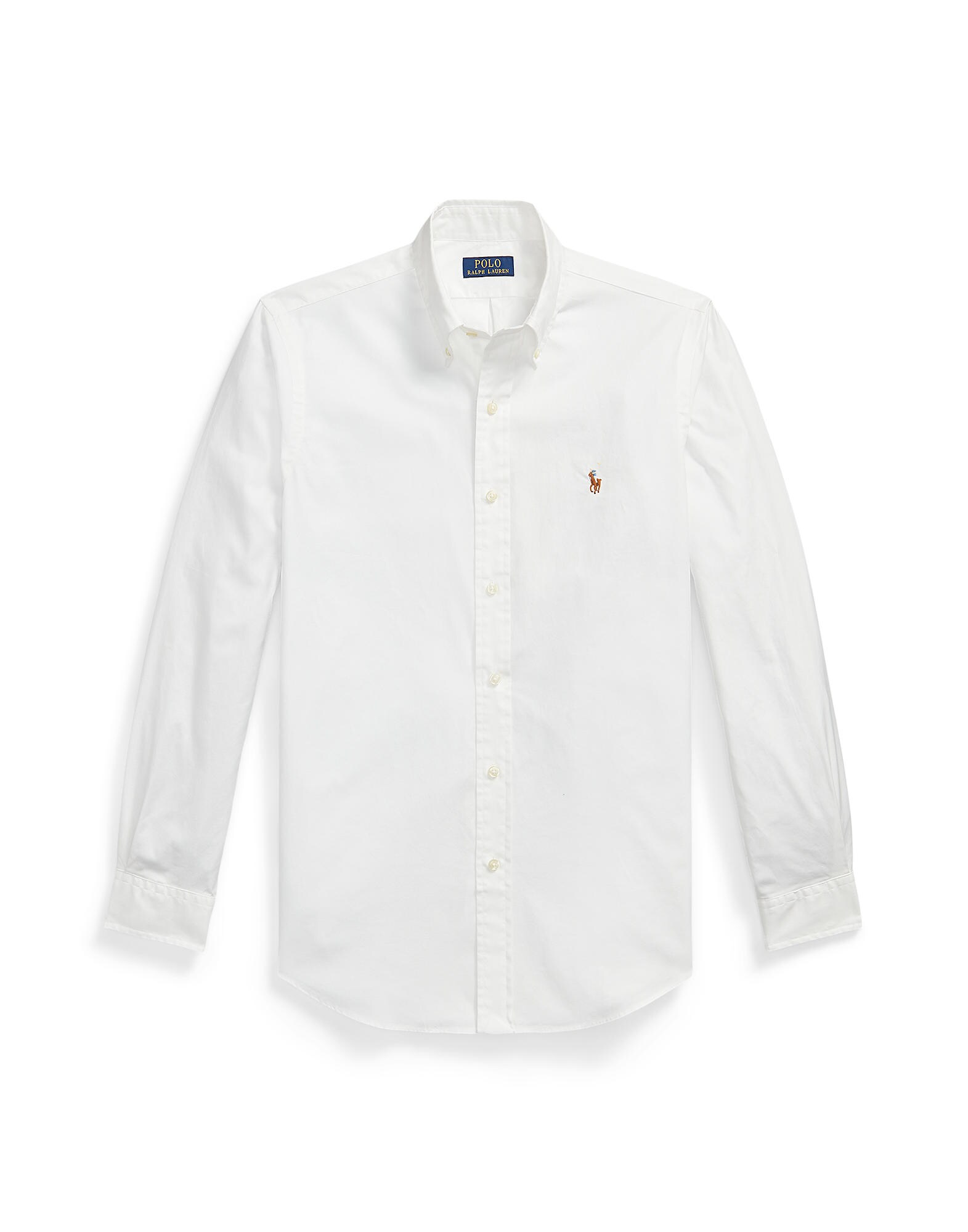 Polo Ralph Lauren Cămașă maro coniac / alb