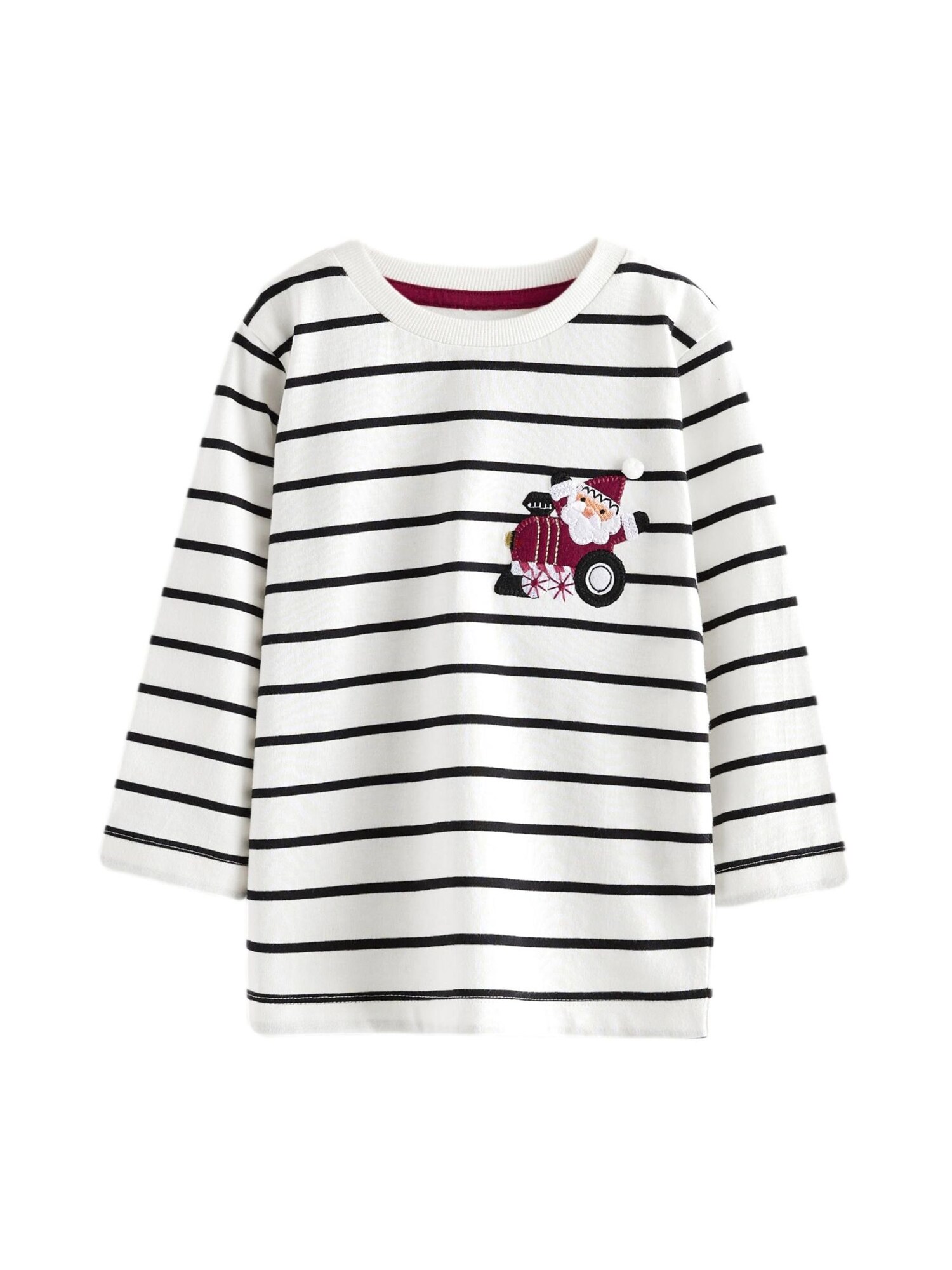 Next Tricou  bej închis / maro cappuccino / roșu burgundy / negru / alb