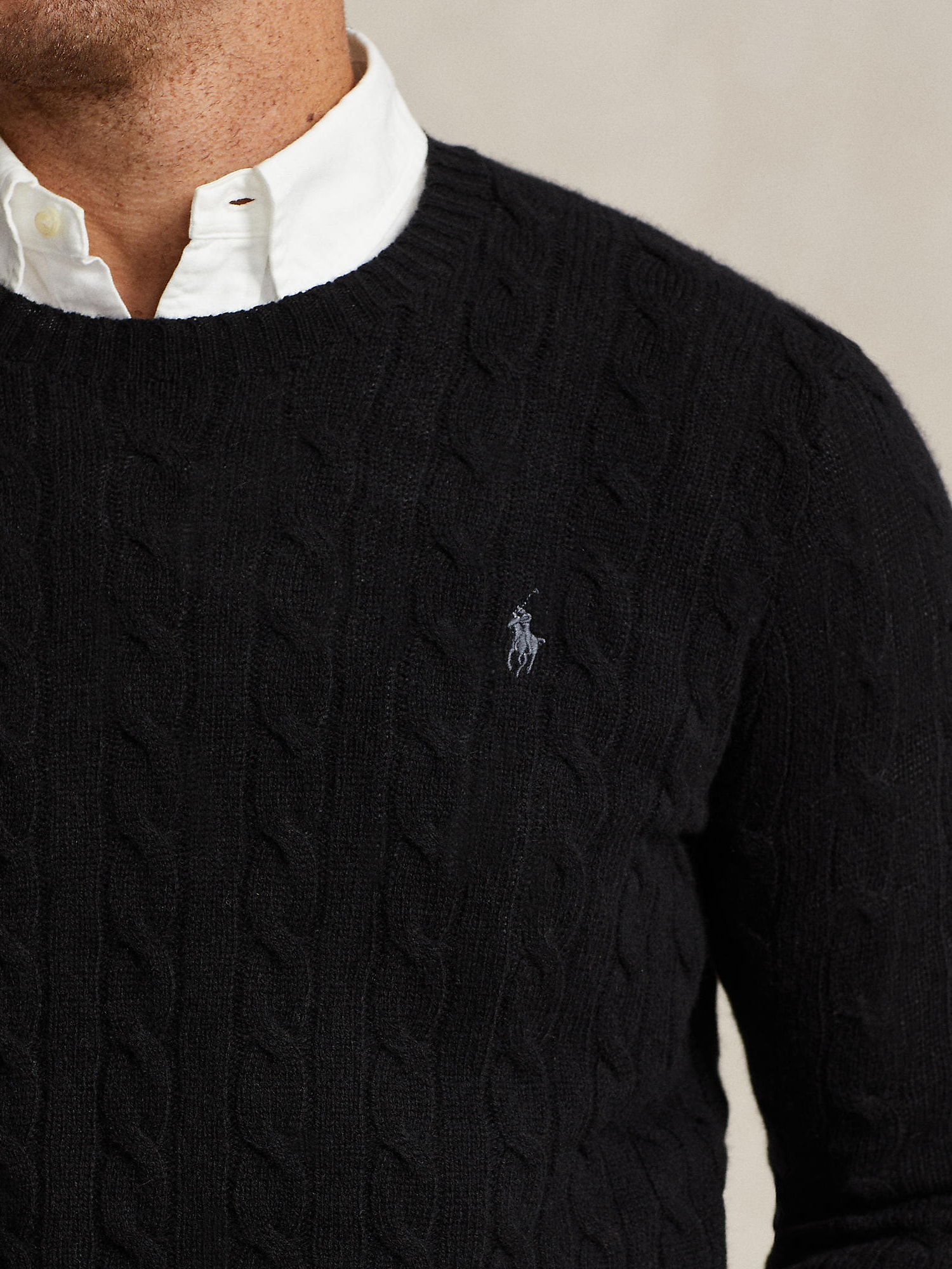 Polo Ralph Lauren Big & Tall Sveter čierna (obrázok 5)