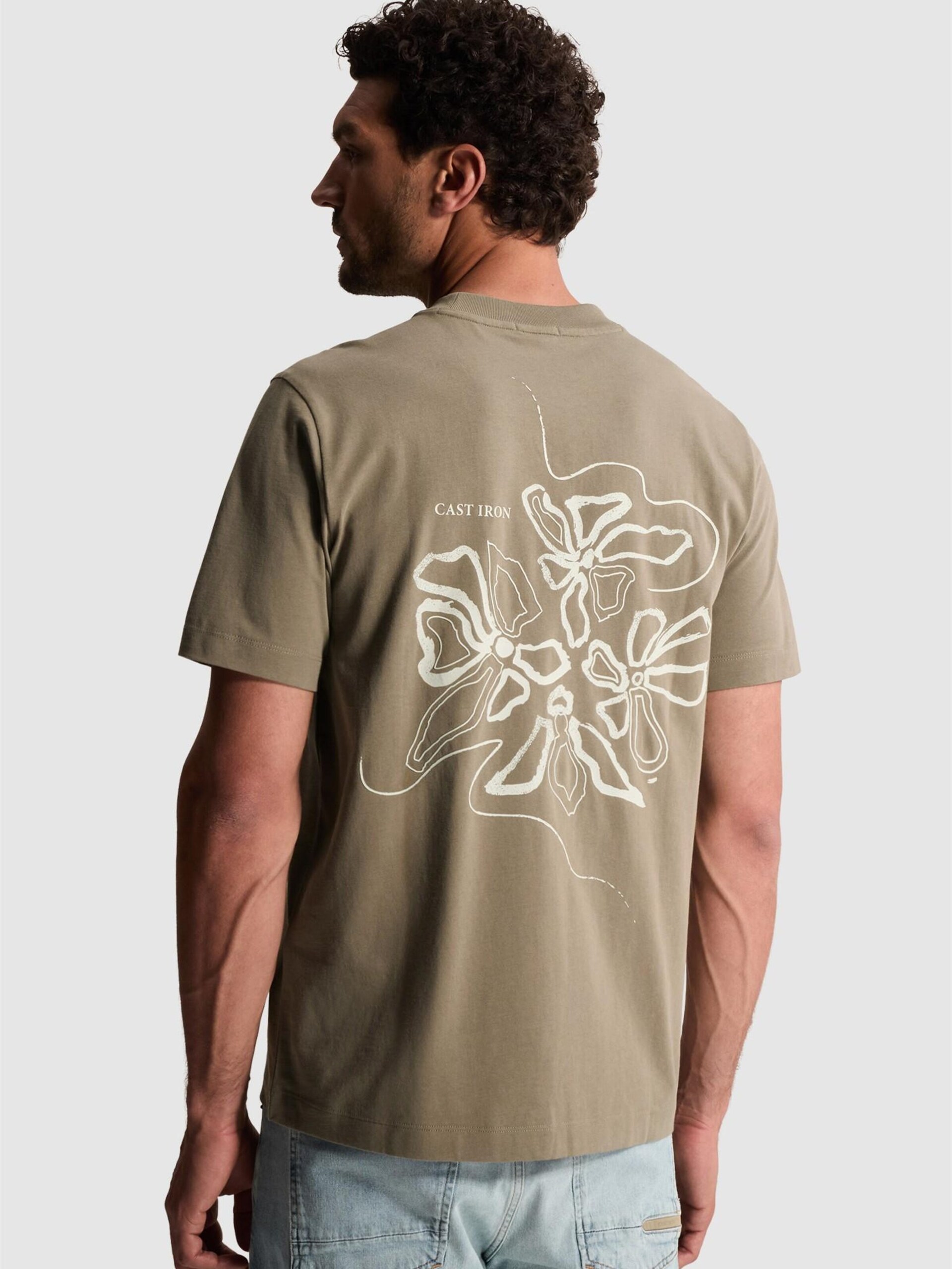 Cast Iron T-shirt 'T-shirt in jersey with back artwork' herr