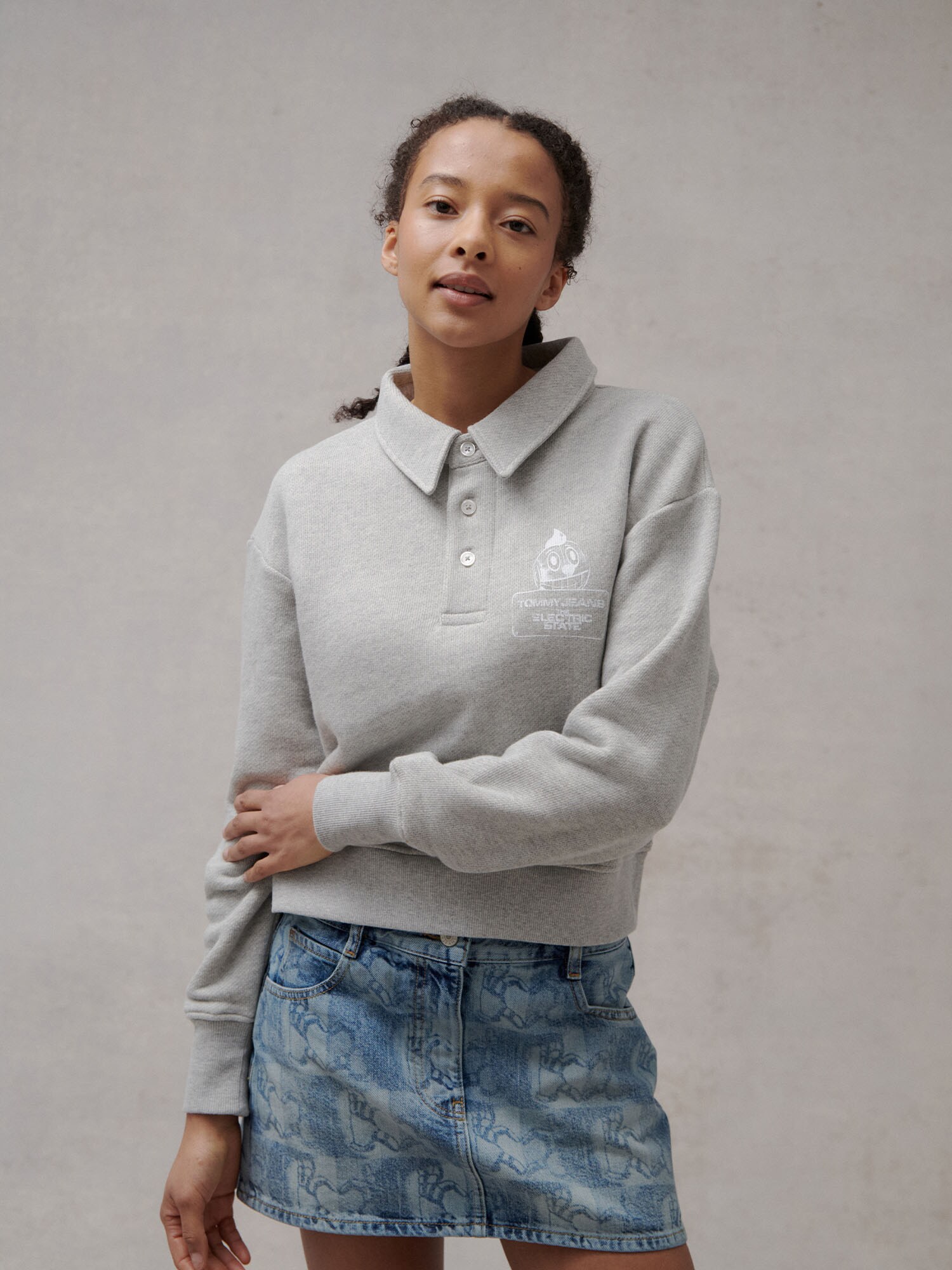 Tommy Jeans Tréning póló  szürke termék 2. képe