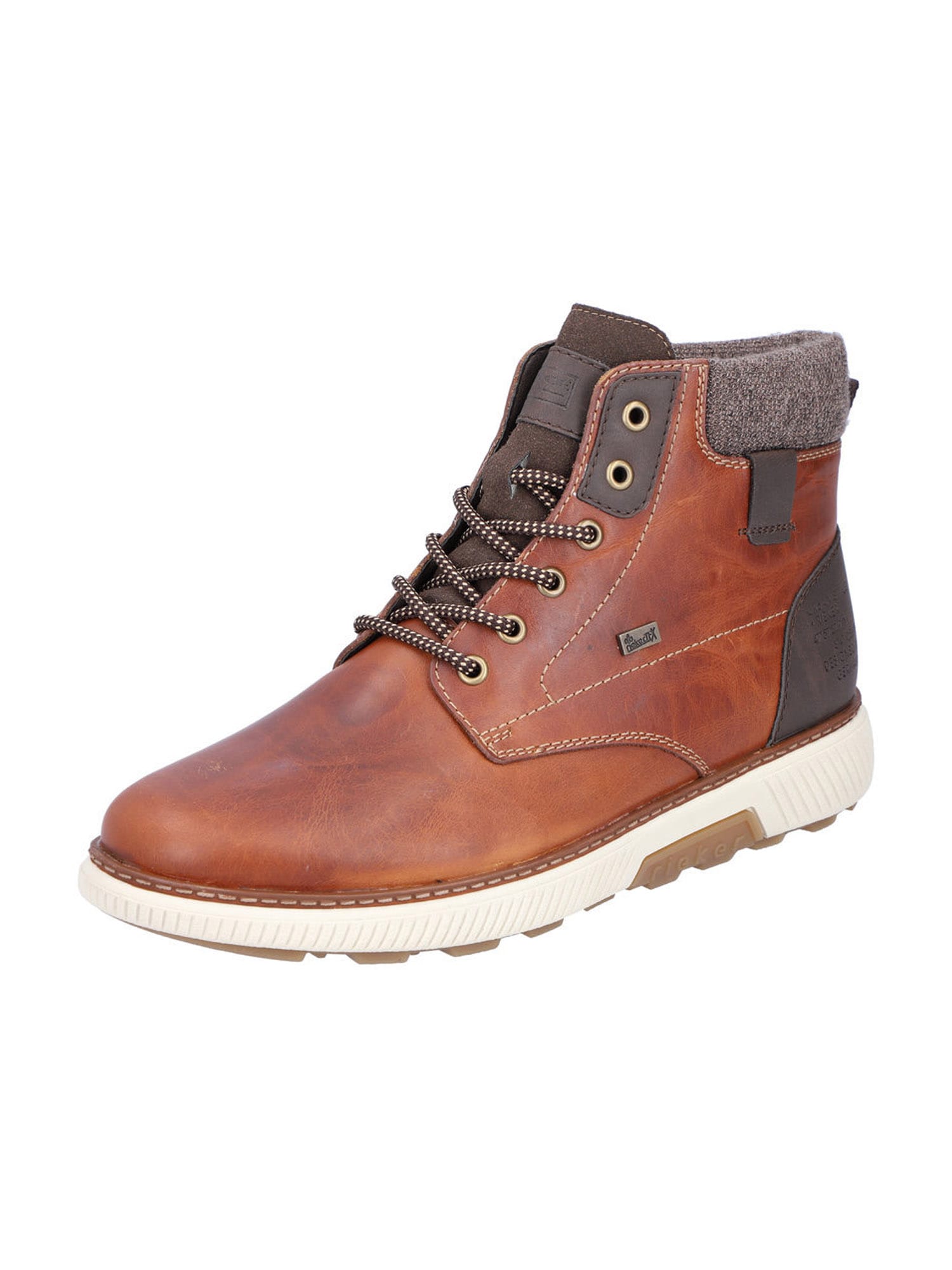 Rieker Rieker Schnürboots dunkelbraun / dunkelgrau