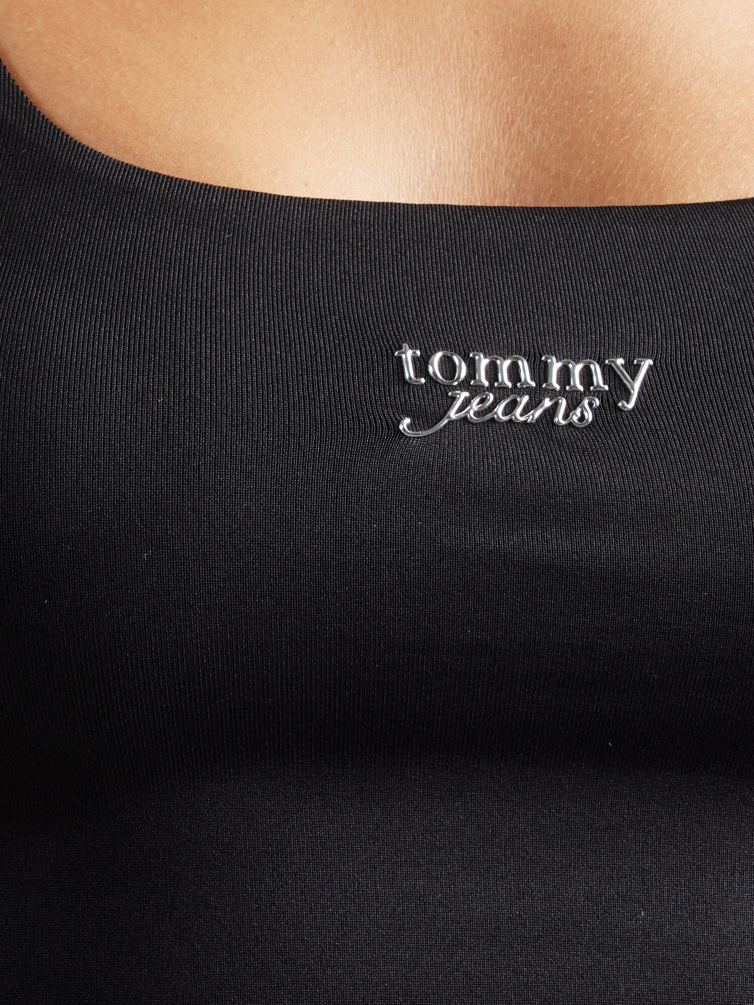 Tommy Jeans Top čierna (obrázok 5)