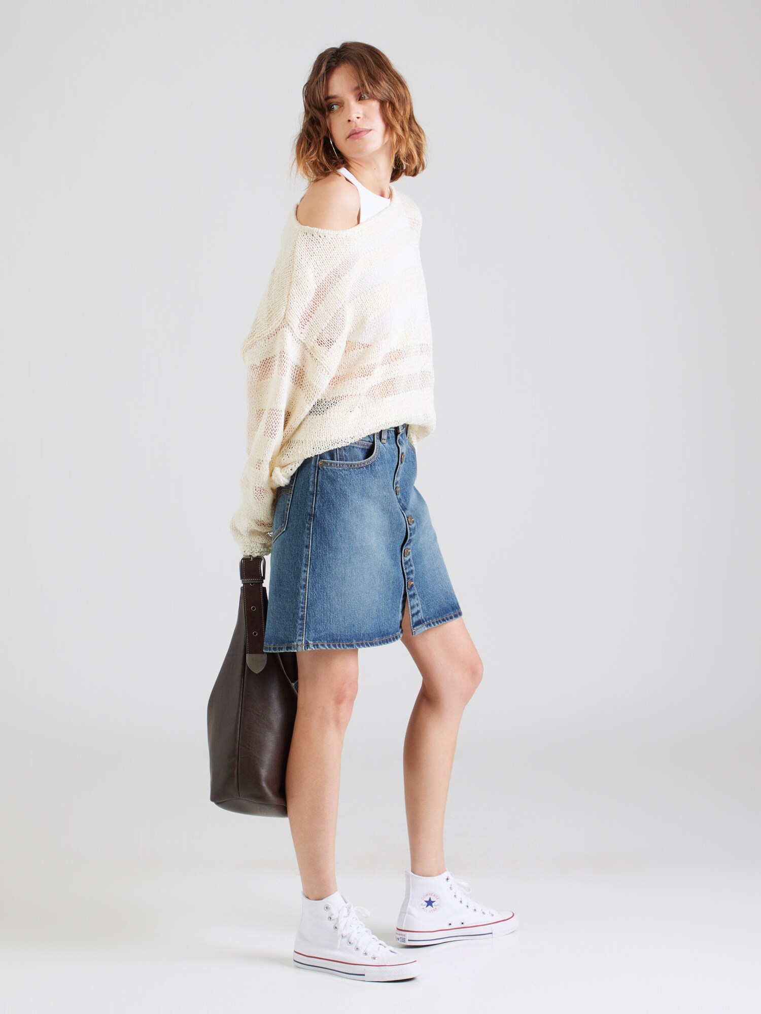Thumbnail - LEVIS  Rock Retro Button Front Skirt