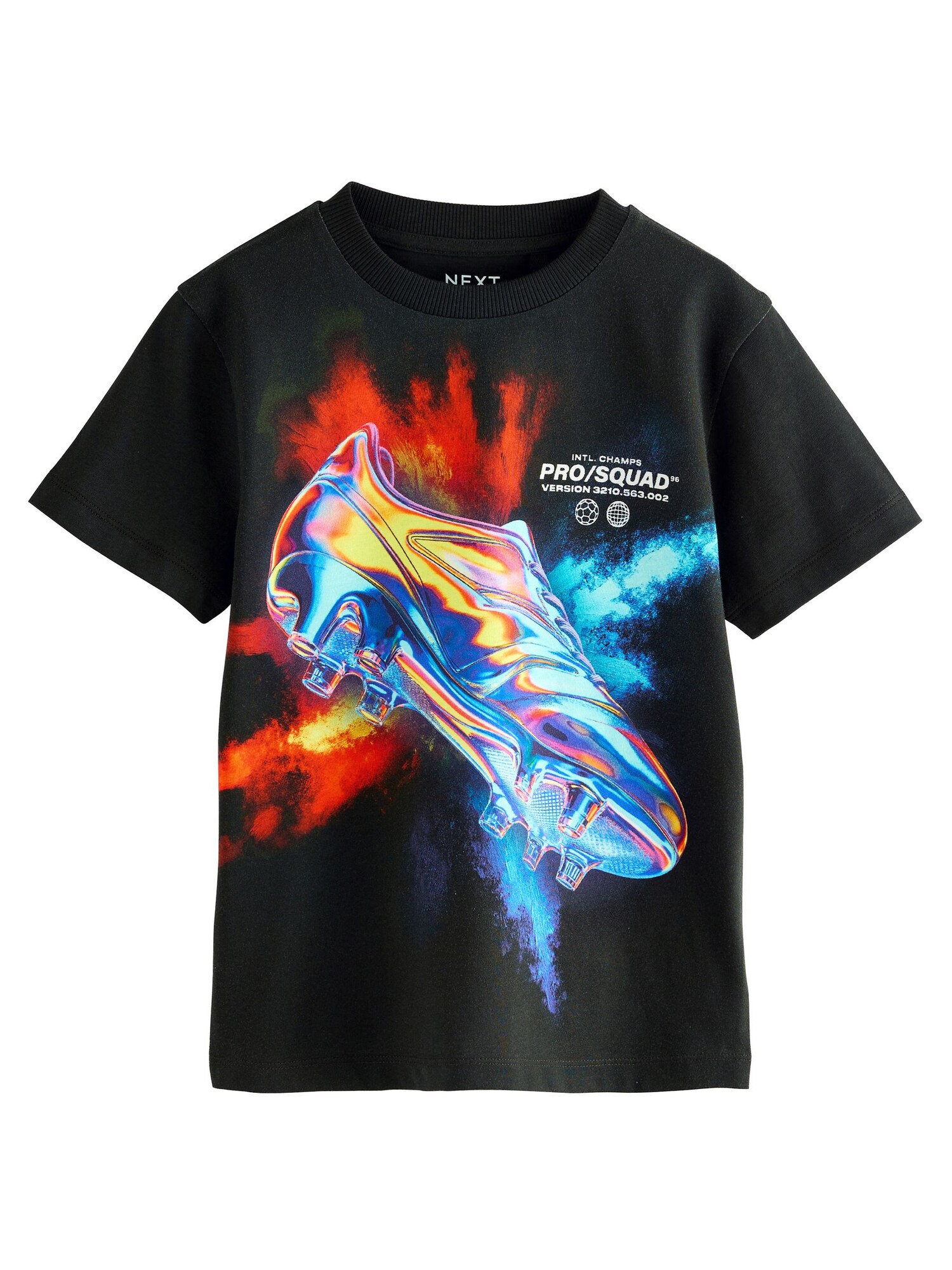 Next Tricou  albastru aqua / galben / roșu / negru
