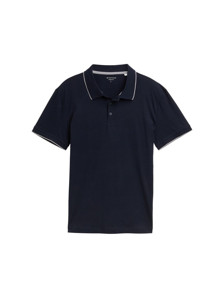 TOM TAILOR Poloshirt Herren Größe XXXL navy / weiß