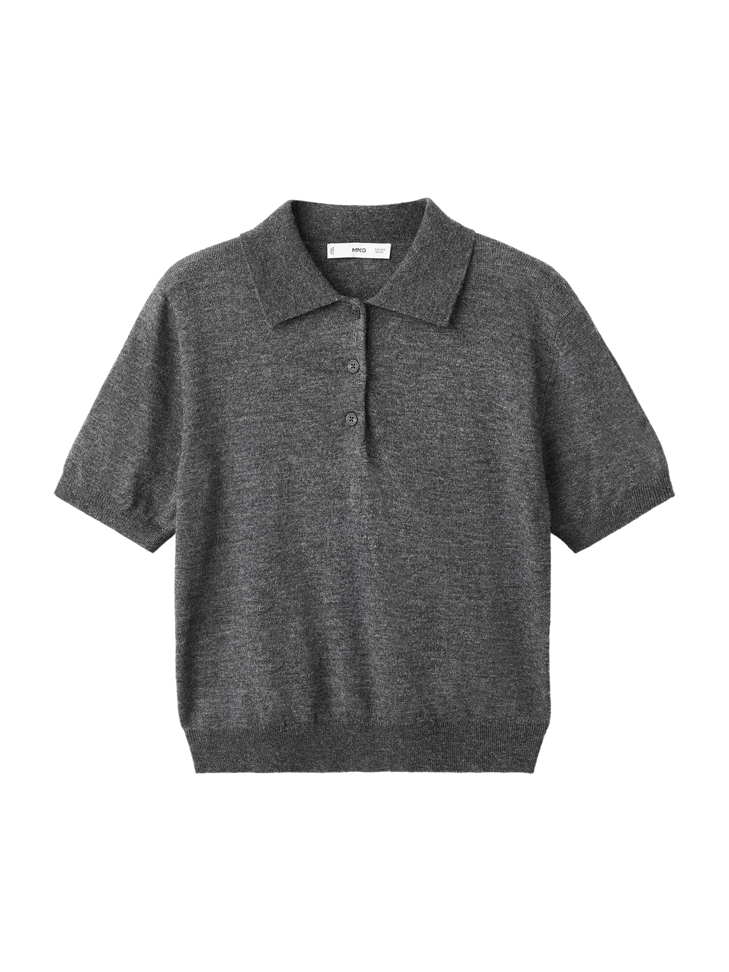 MANGO Pulover ACADEMIA  gri închis